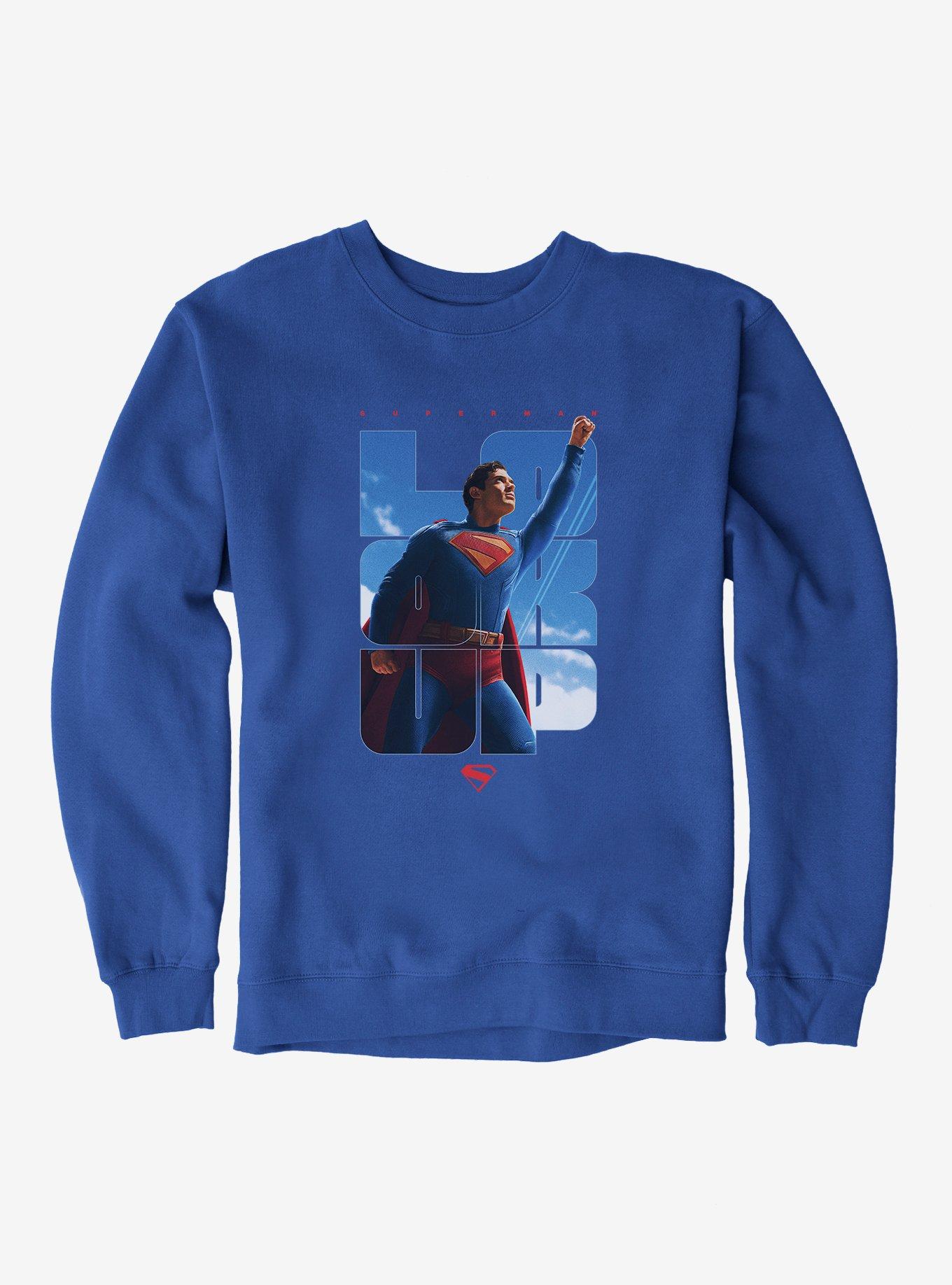 DC Comics Superman Look Up Sweatshirt, , hi-res