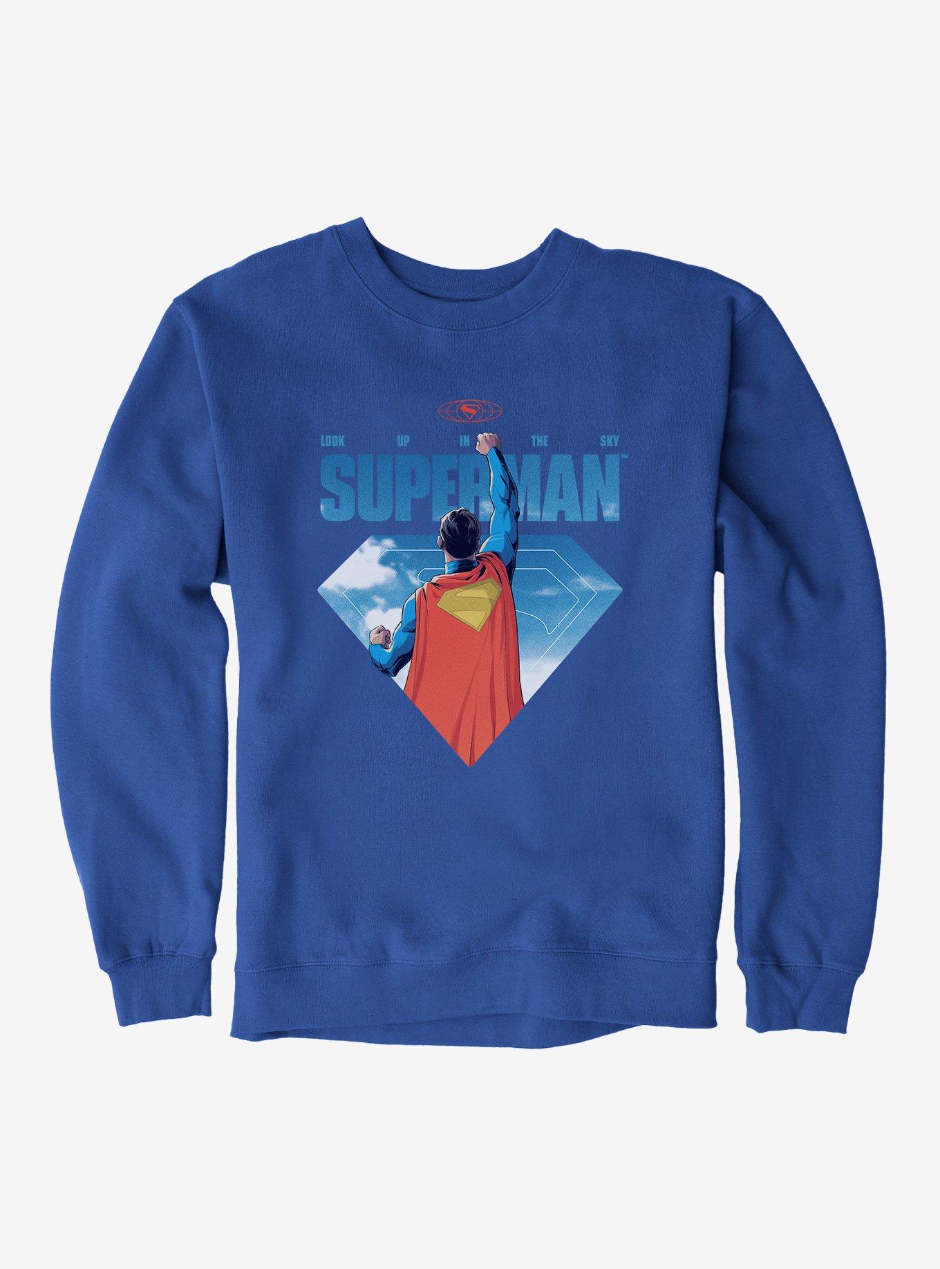 DC Comics Superman Look Up Animation Sweatshirt, , hi-res