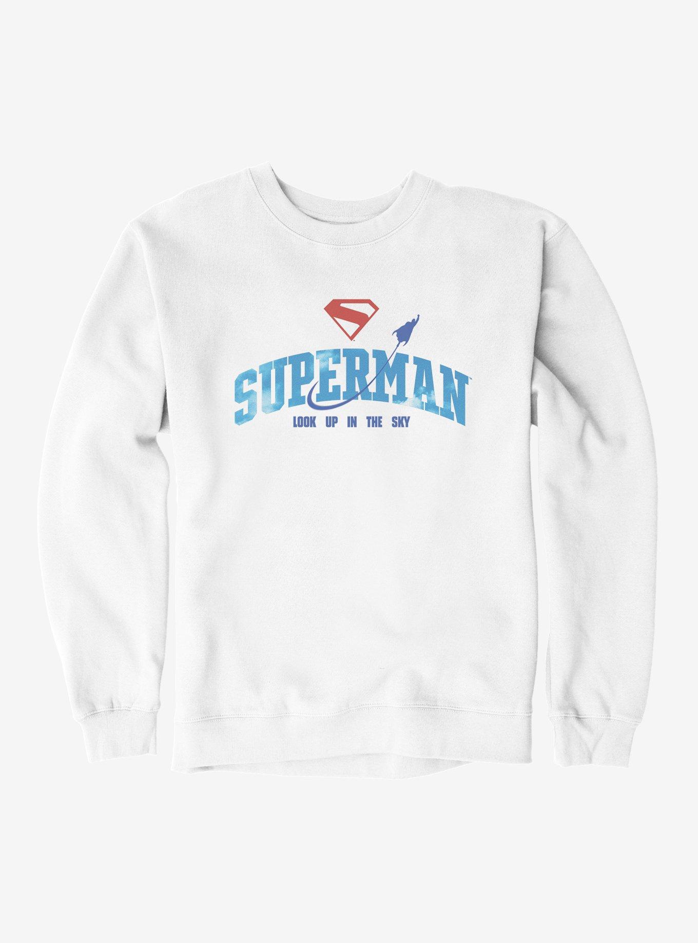 DC Comics Superman Look Up In The Sky Logo Sweatshirt, , hi-res