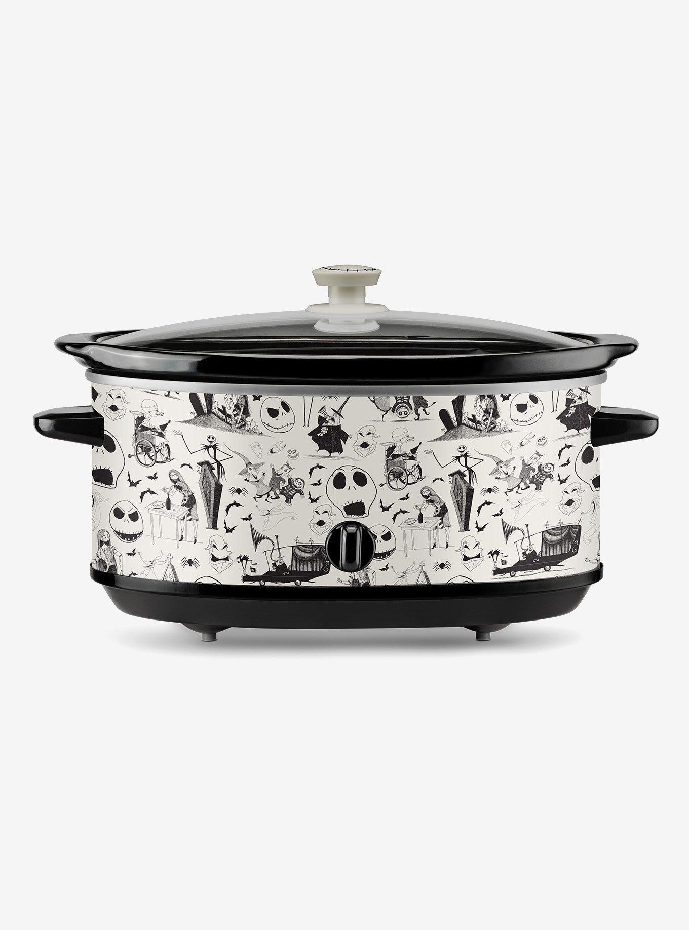 Disney Nightmare Before Christmas Sketch Pattern 7-Quart Slow Cooker, , hi-res