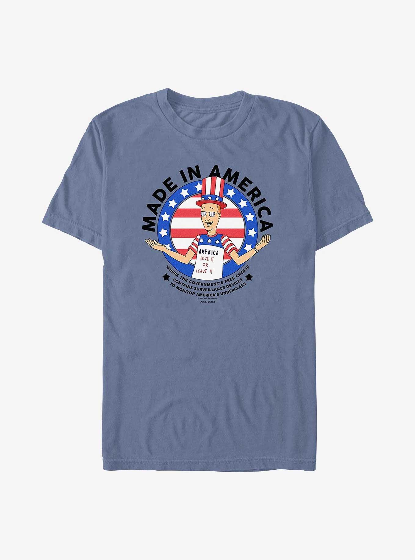 King Of The Hill Government Free Cheese Garment Dye T-Shirt, , hi-res
