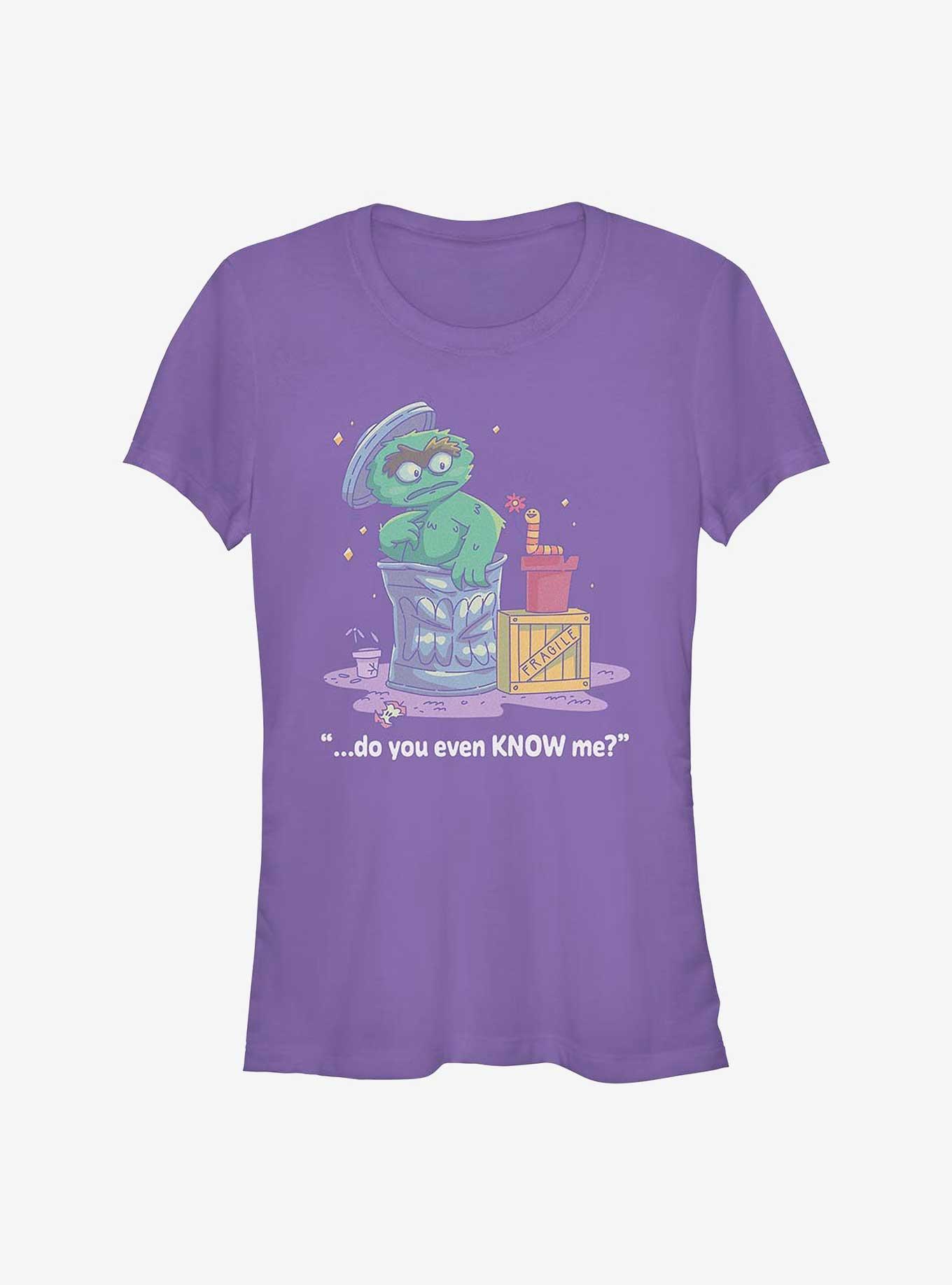 Sesame Street Do You Even Know Me Oscar The Grouch Girls T-Shirt, , hi-res