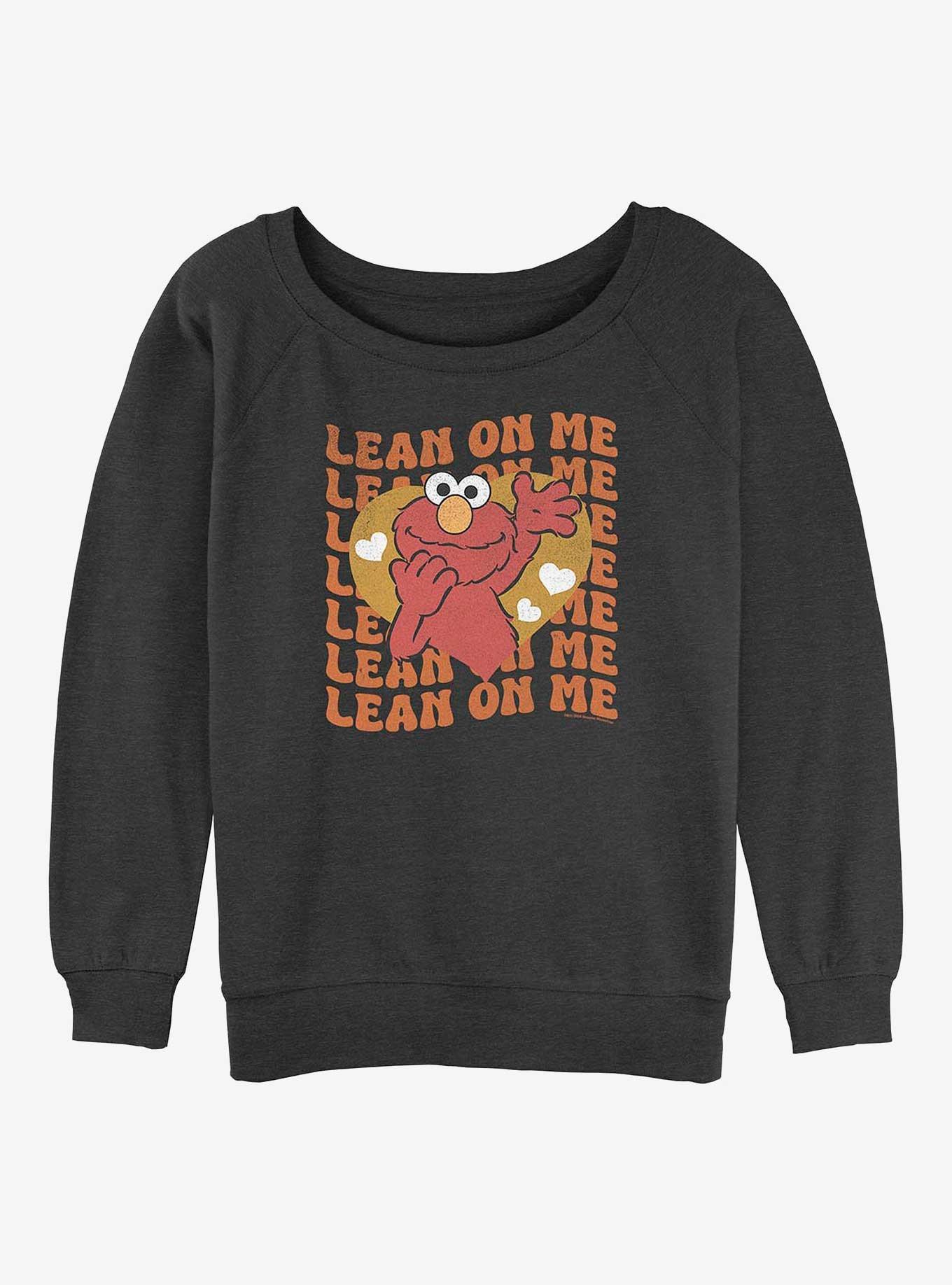 Sesame Street Lean On Me Elmo Girls Slouchy Sweatshirt, , hi-res