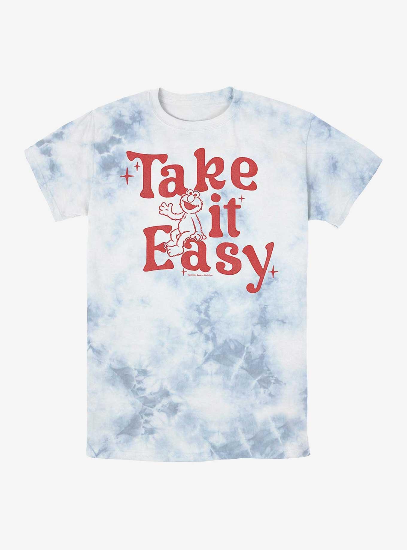 Sesame Street Elmo Take It Easy Tie-Dye T-Shirt, WHITEBLUE, hi-res