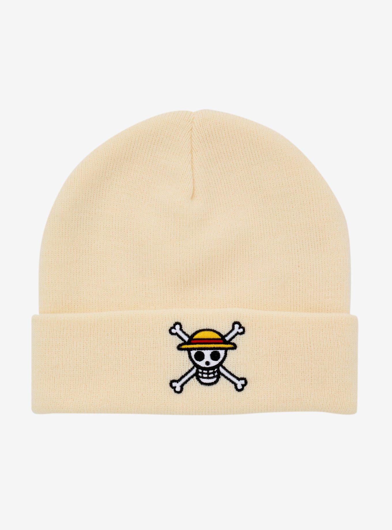 One Piece Luffy Jolly Roger Beanie — BoxLunch Exclusive, , hi-res