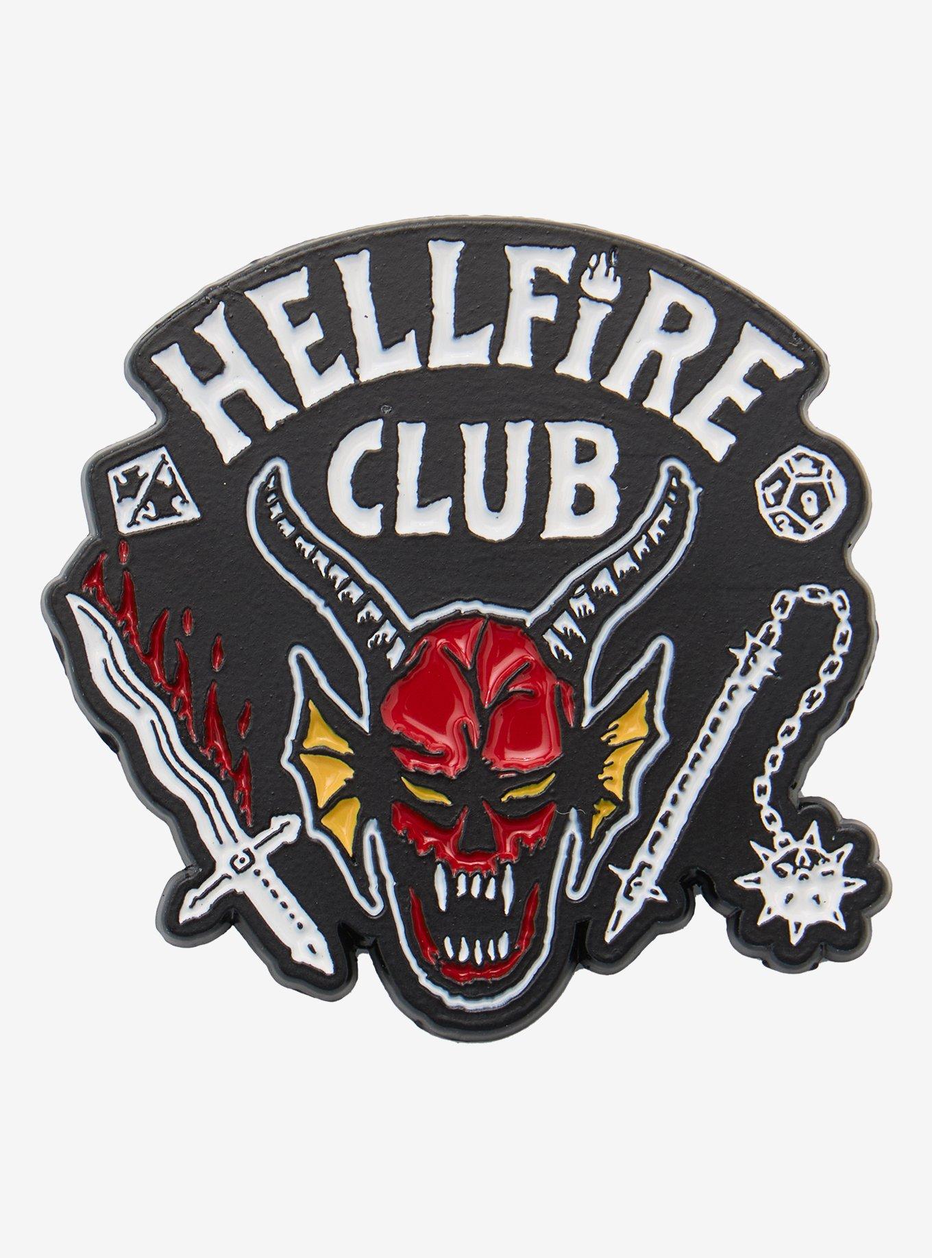 Stranger Things Hellfire Club Enamel Pin, , hi-res
