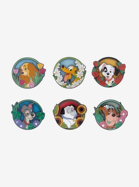 Loungefly Disney Dogs Portraits Blind Box Enamel Pin Hot Topic