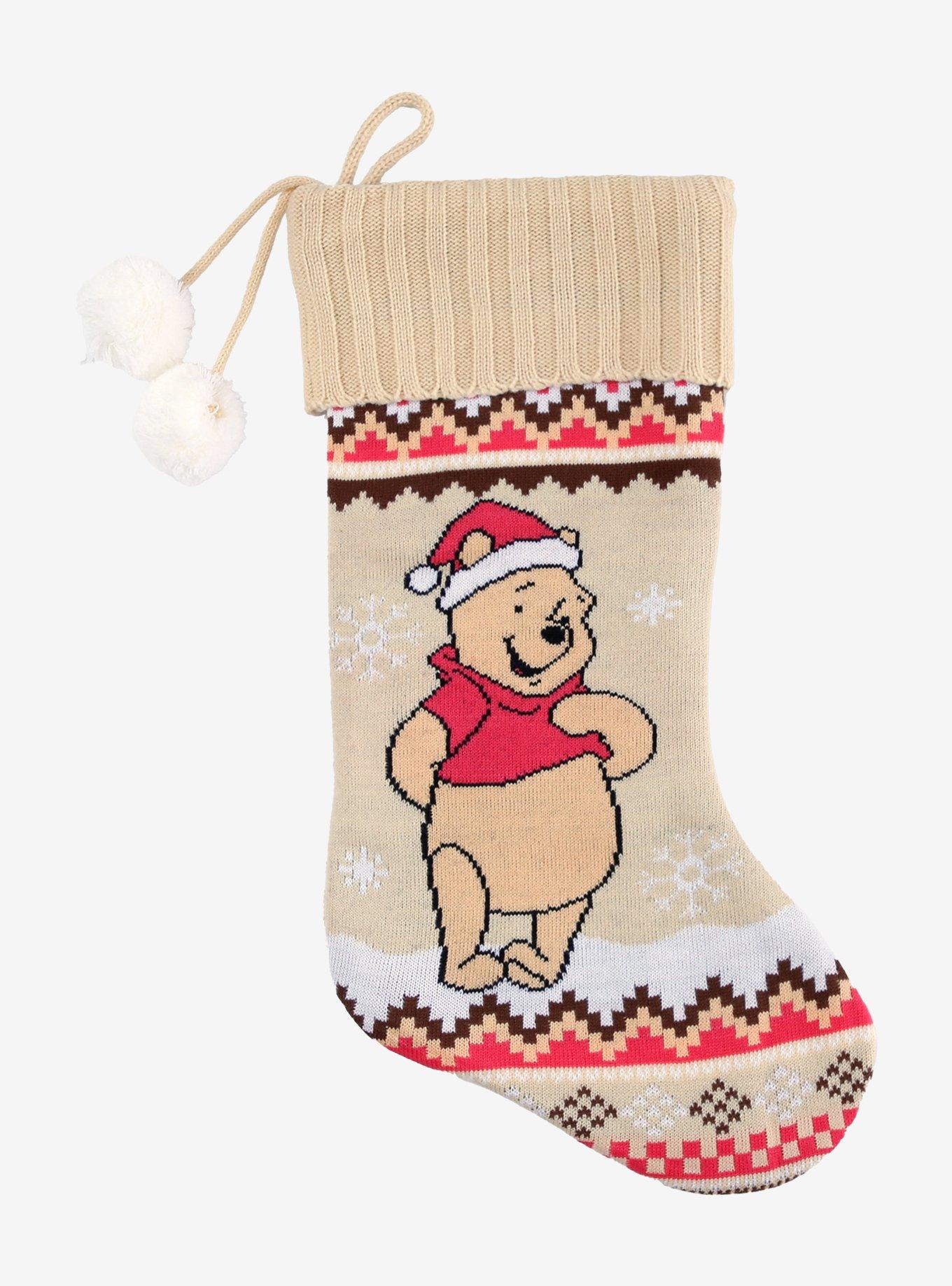 Disney Winnie The Pooh Fair Isle Stocking, , hi-res