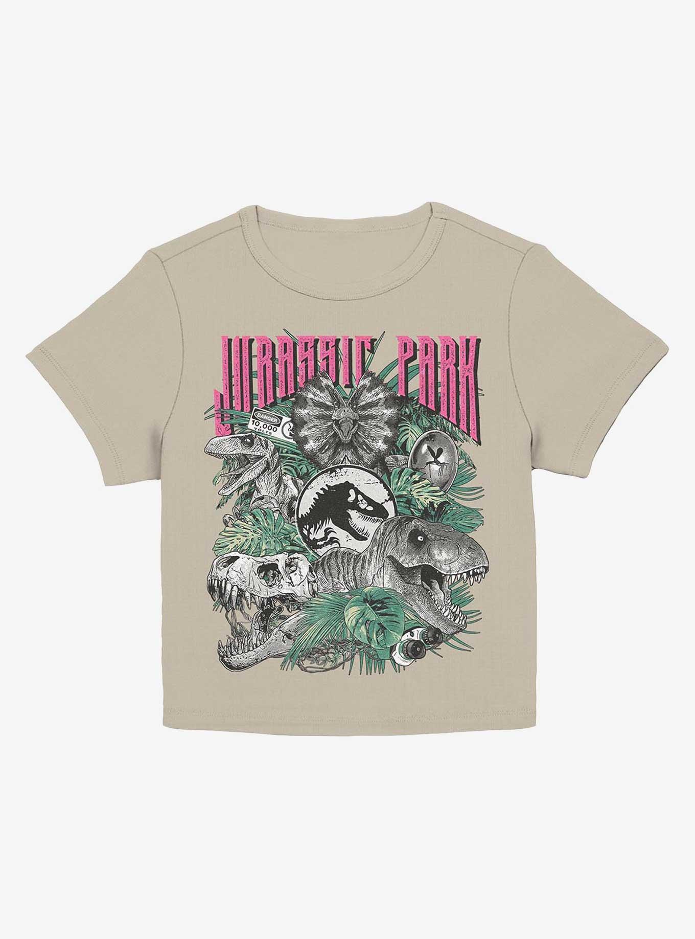 Jurassic Park Iconic Dinosaurs Girls Baby T-Shirt, PLAZTAUPE, hi-res