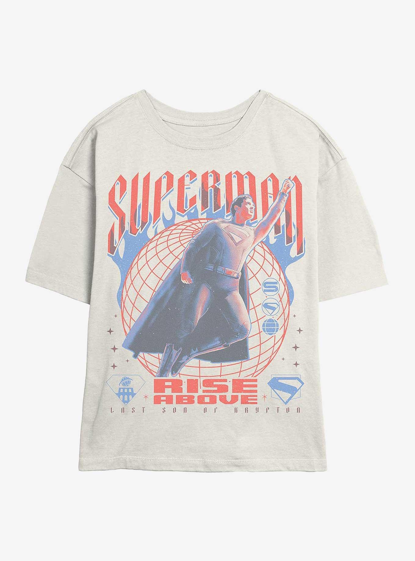 DC Comics Superman Rise Above Girls Skimmer T-Shirt Hot Topic Exclusive