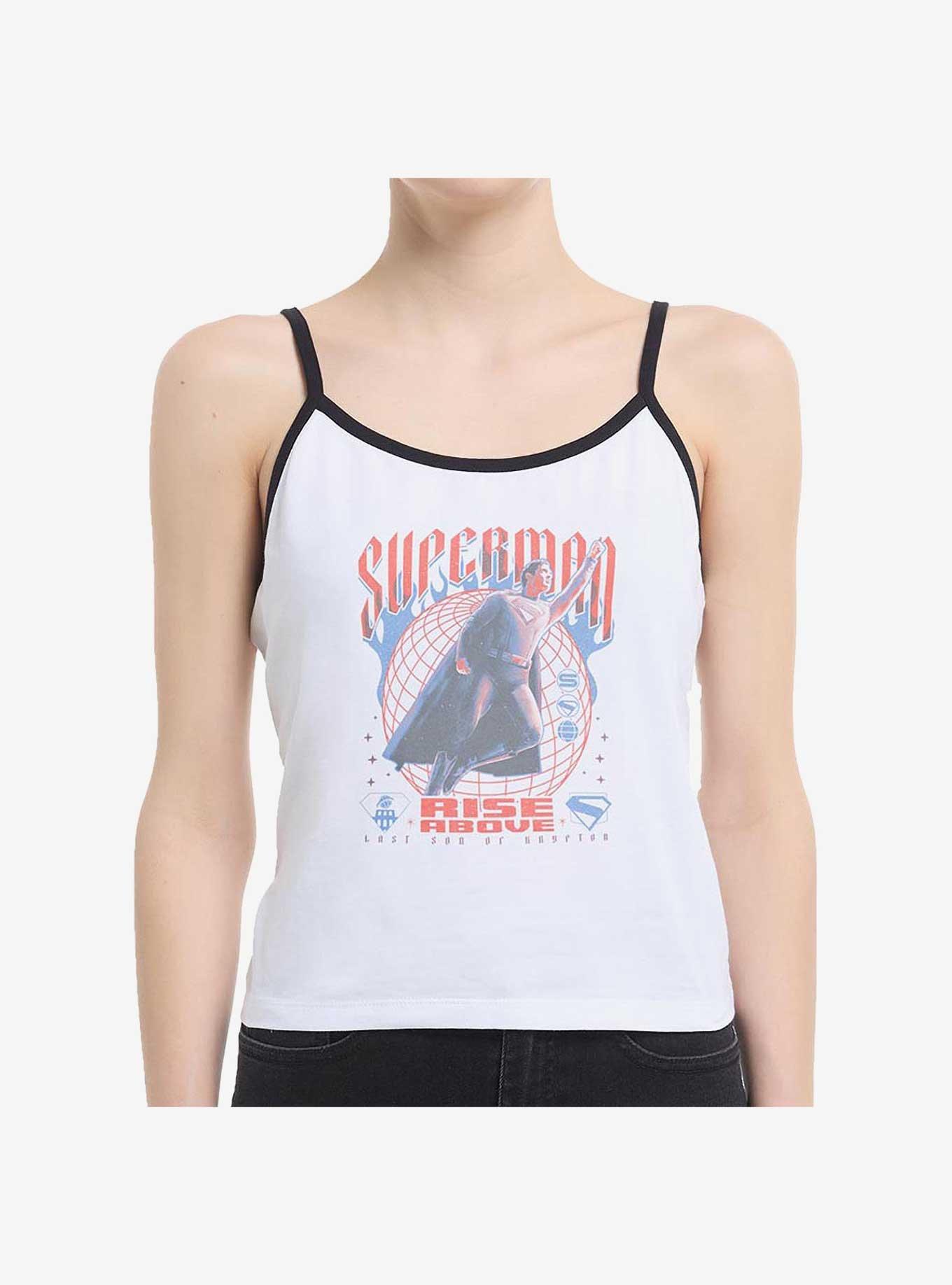 DC Comics Superman Rise Above Girls Cami Tank Hot Topic Web Exclusive, , hi-res