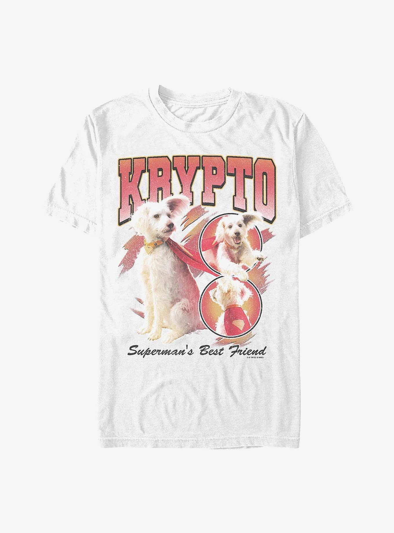 DC Comics Superman Krypto Superman's Best Friend T-Shirt Hot Topic Web Exclusive, WHITE, hi-res