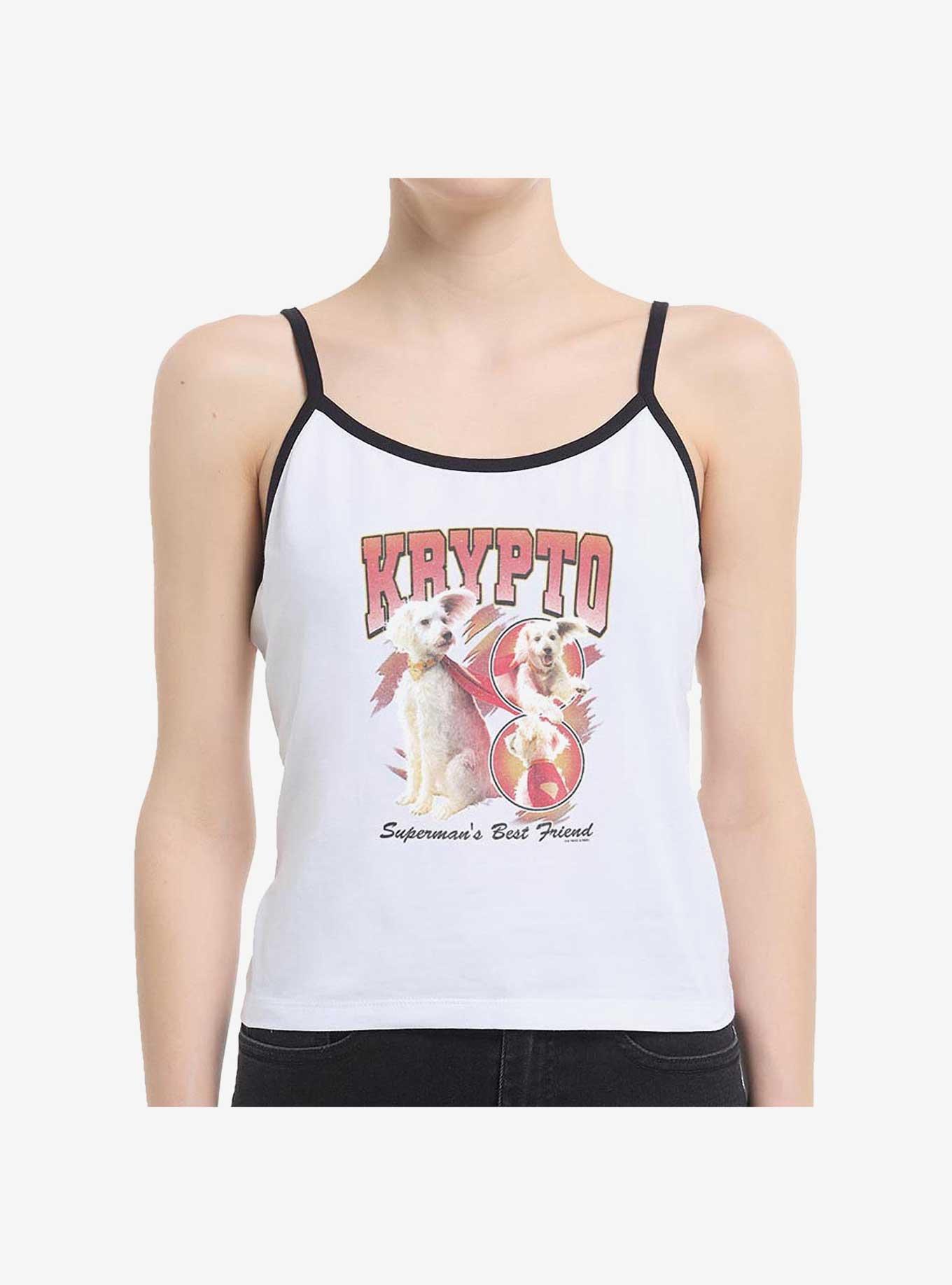 DC Comics Superman Krypto Superman's Best Friend Girls Cami Tank Hot Topic Web Exclusive, , hi-res