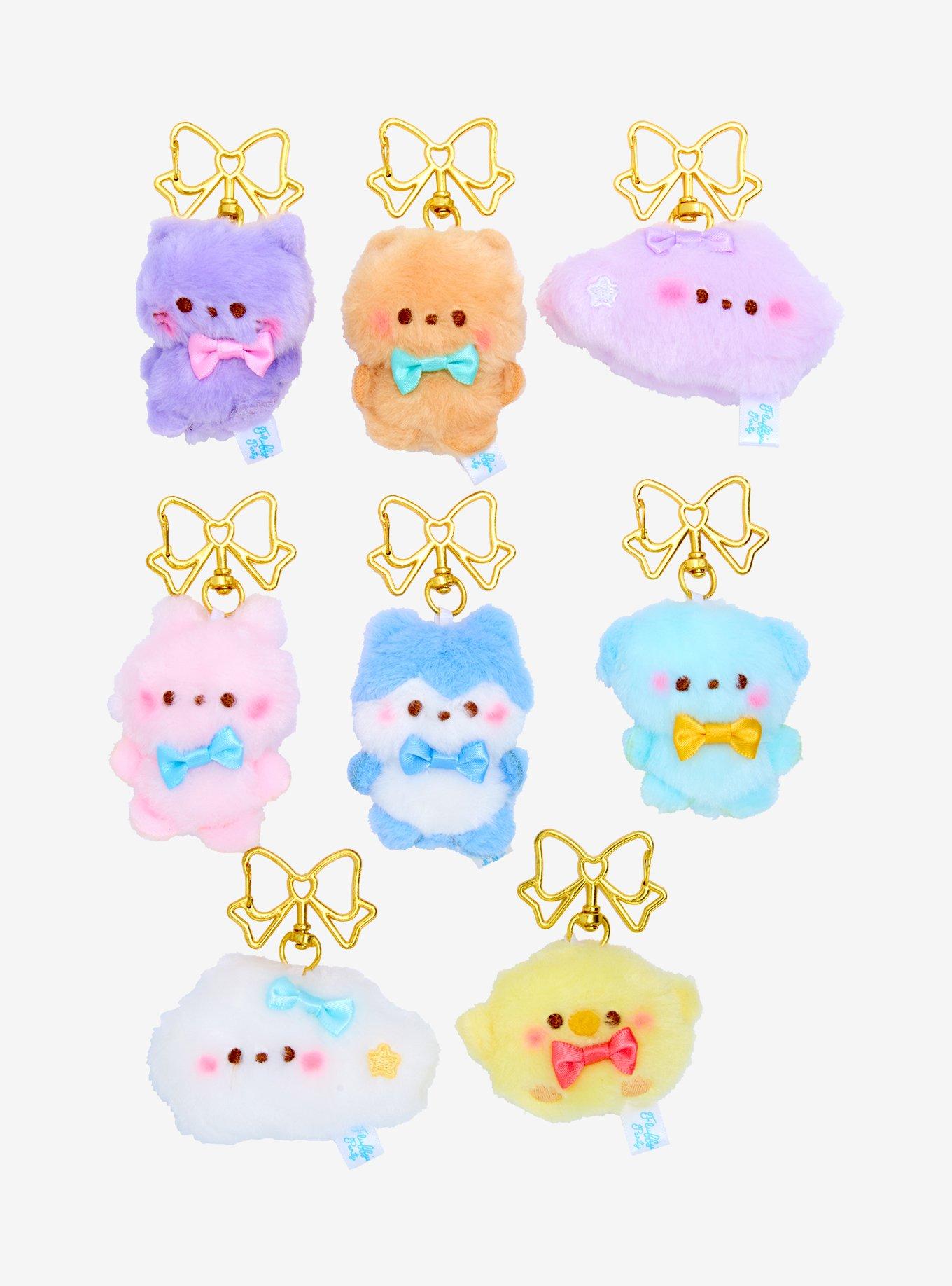 Plush Bow Animals Blind Assorted Keychain, , hi-res
