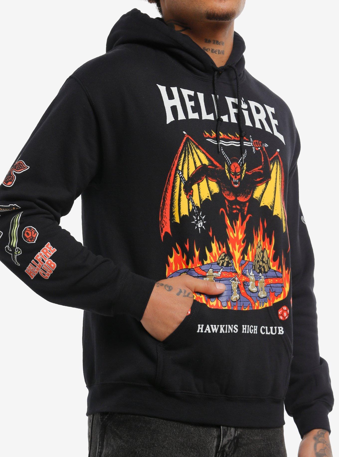 Stranger Things Hellfire Club Art Hoodie, , hi-res