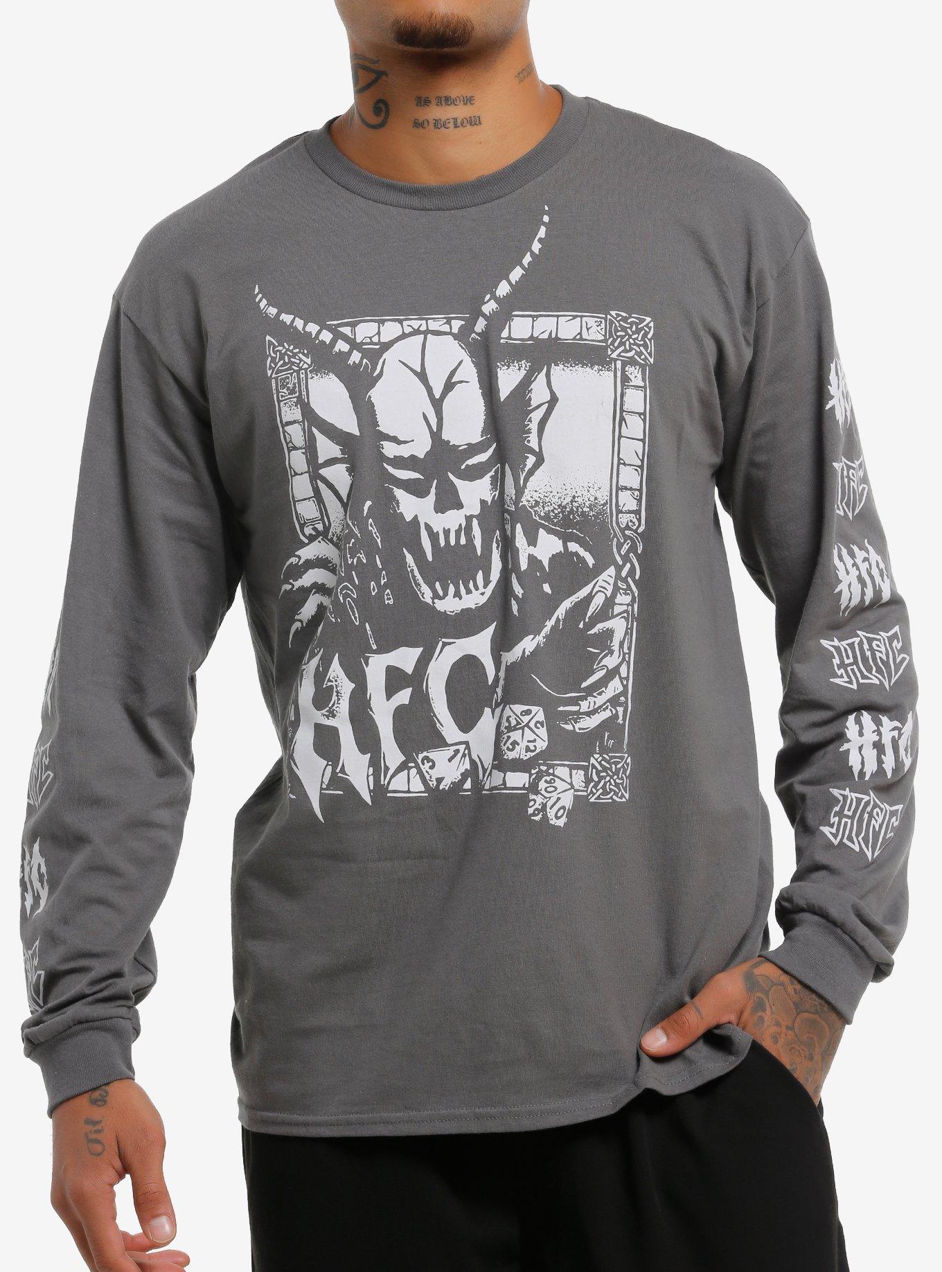 Stranger Things Hellfire Club Demon & Dice Long-Sleeve T-Shirt, , hi-res