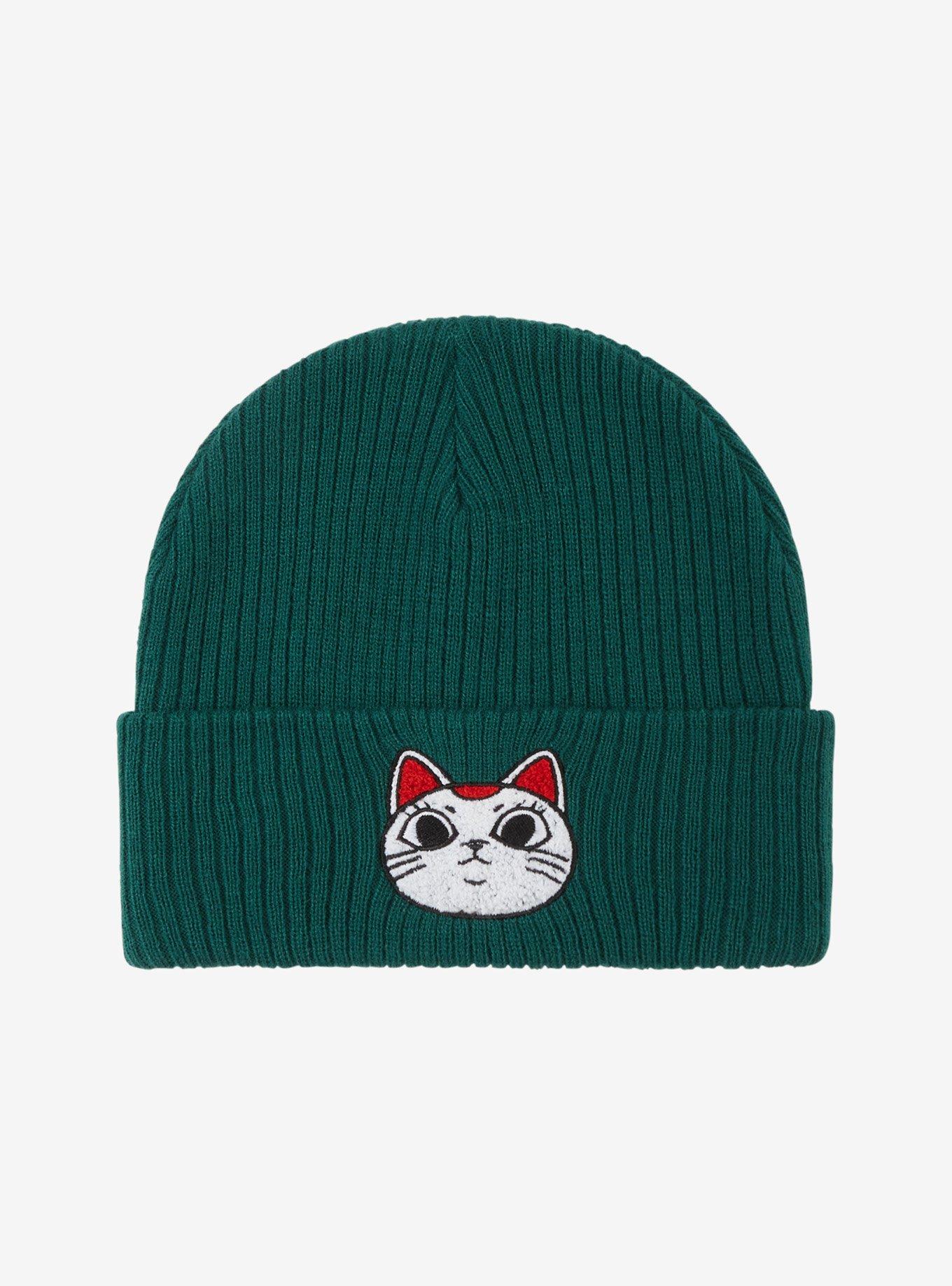 Dandadan Turbo Granny Embroidered Rib Knit Beanie - BoxLunch Exclusive, , hi-res