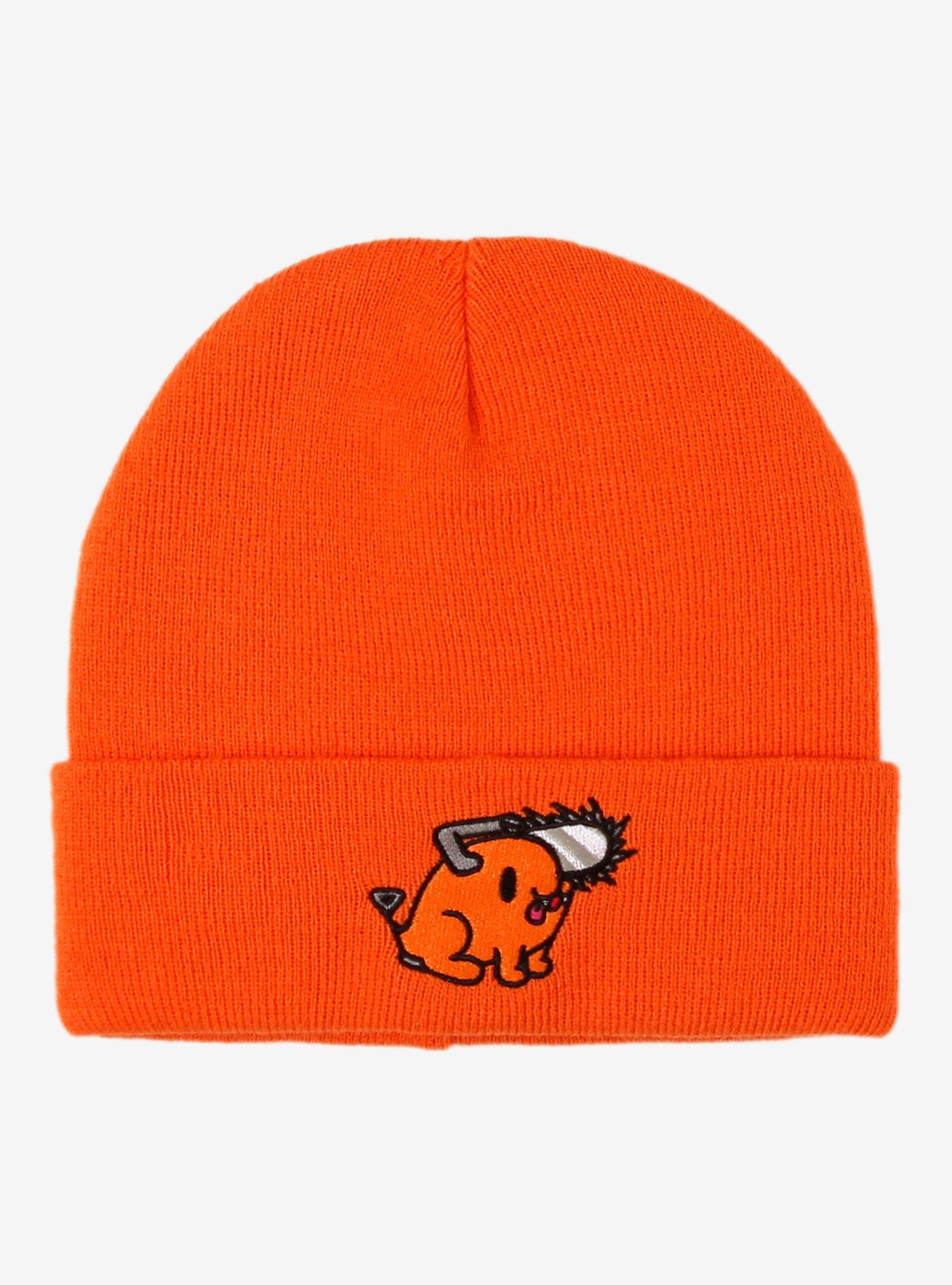 Chainsaw Man Pochita Embroidered Beanie — BoxLunch Exclusive, , hi-res