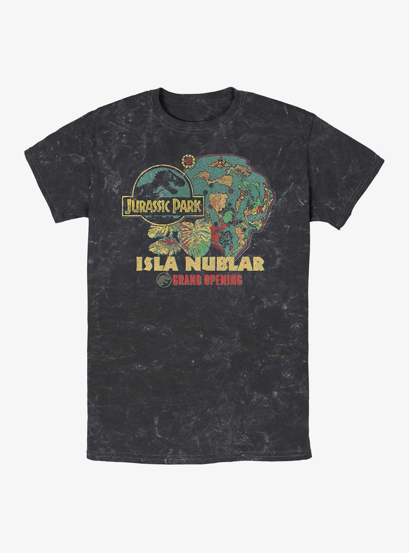Jurassic Park Isla Nublar Grand Opening Mineral Wash T-shirt Hot Topic Web Exclusive, , hi-res