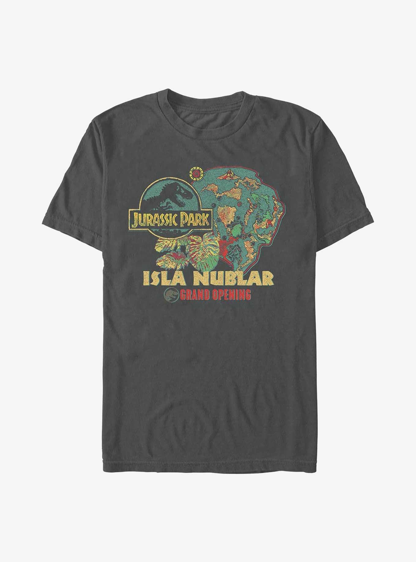 COMFORTCOLORS Jurassic Park Isla Nublar Grand Opening Garment Dye T-shirt Hot Topic Exclusive