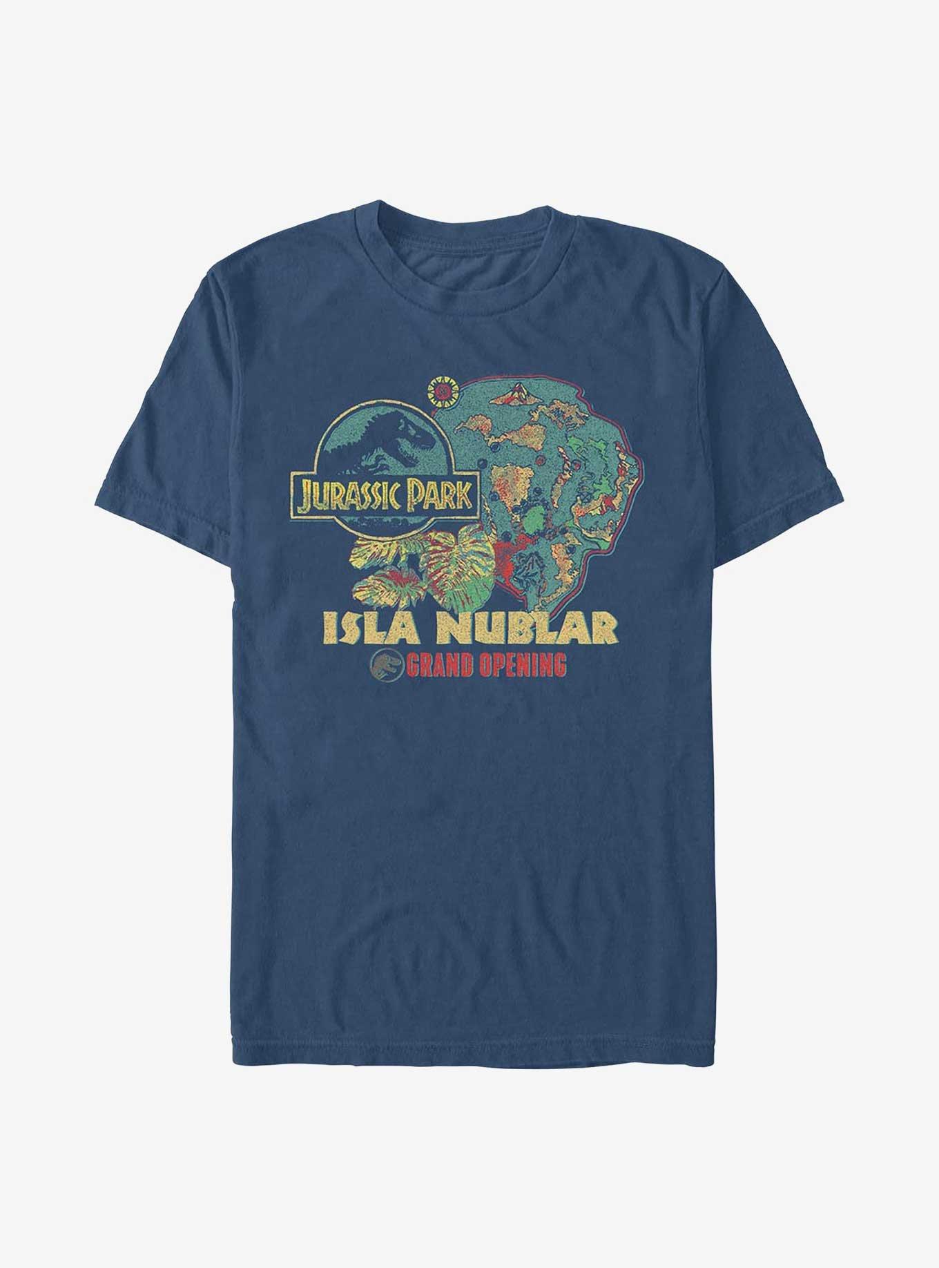 Jurassic Park Isla Nublar Grand Opening Garment Dye T-shirt Hot Topic Exclusive, , hi-res