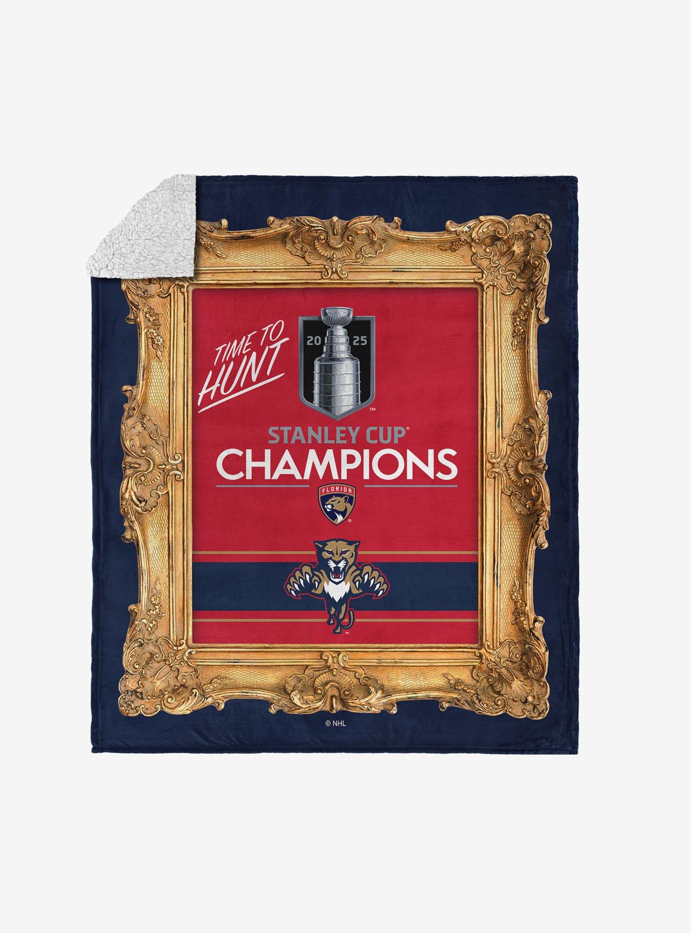 NHL Florida Panthers Portrait Silk Touch Sherpa Throw Blanket, , hi-res
