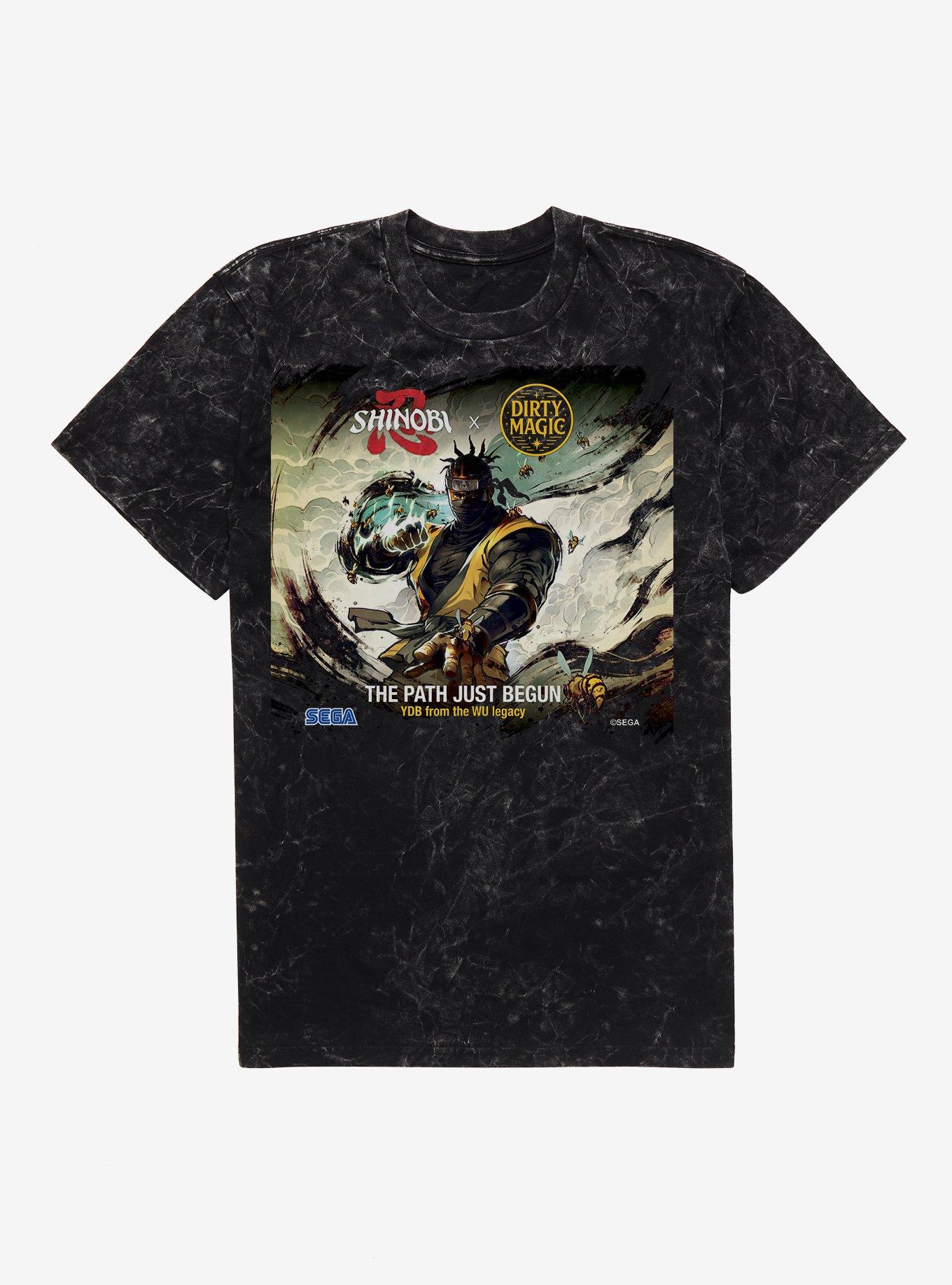 Shinobi x Dirty Magic Young Dirty Bastard Mineral Wash T-Shirt, BLACK MINERAL WASH, hi-res
