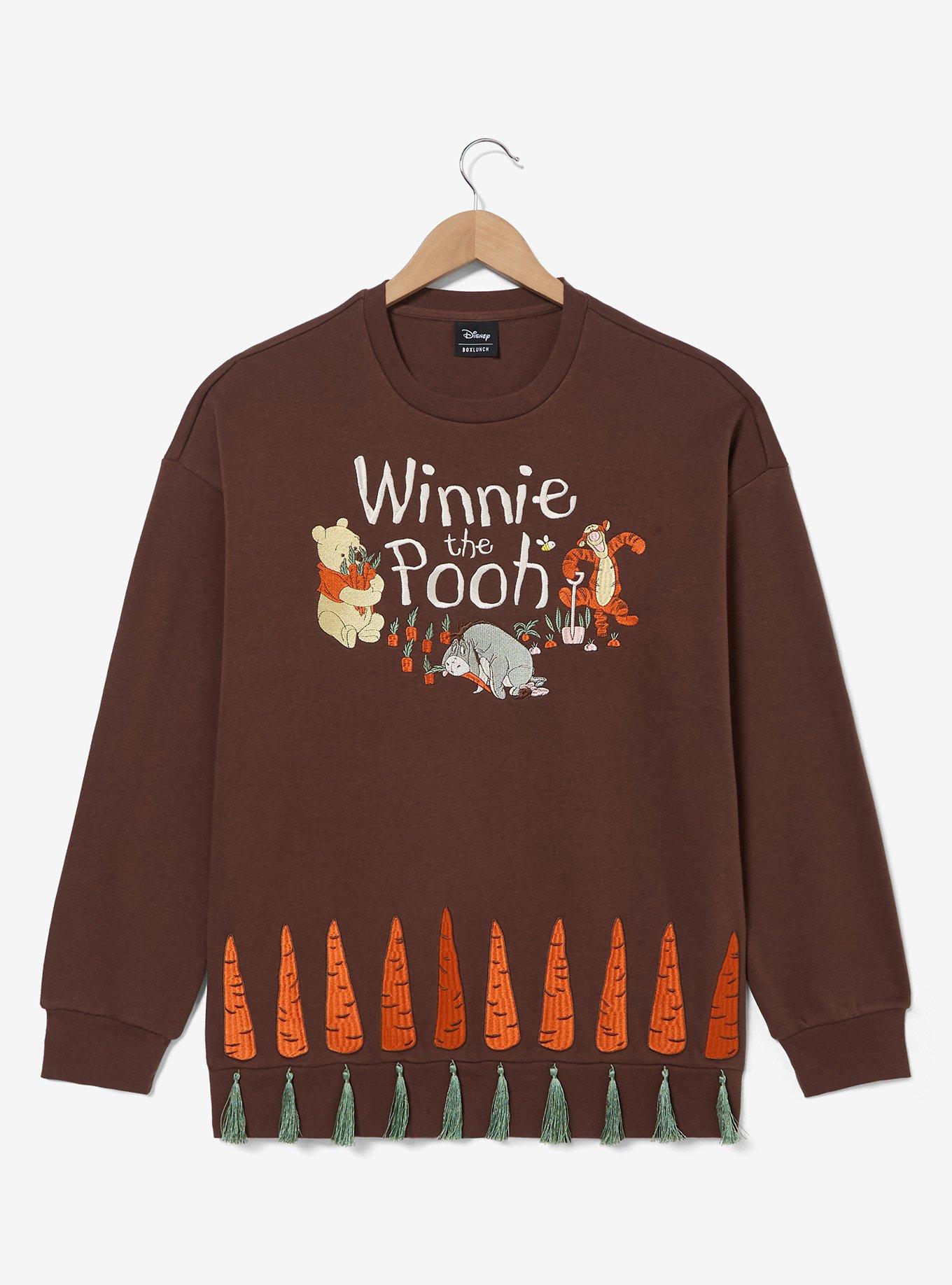Disney Winnie the Pooh Embroidered Carrots Crewneck - BoxLunch Exclusive, , hi-res