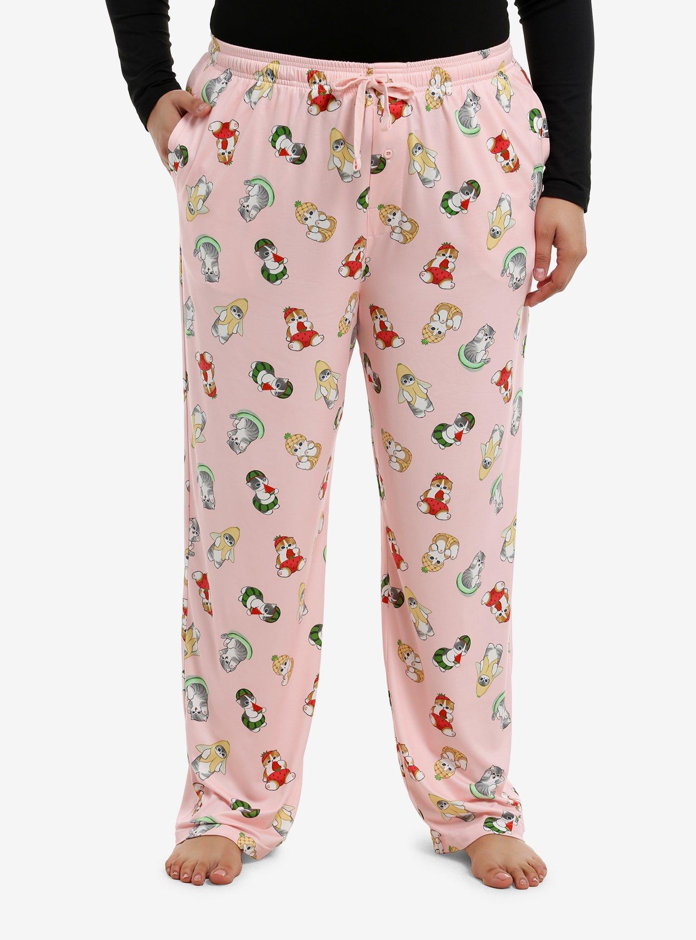 Mofusand Fruits Pajama Pants Plus Size, , hi-res