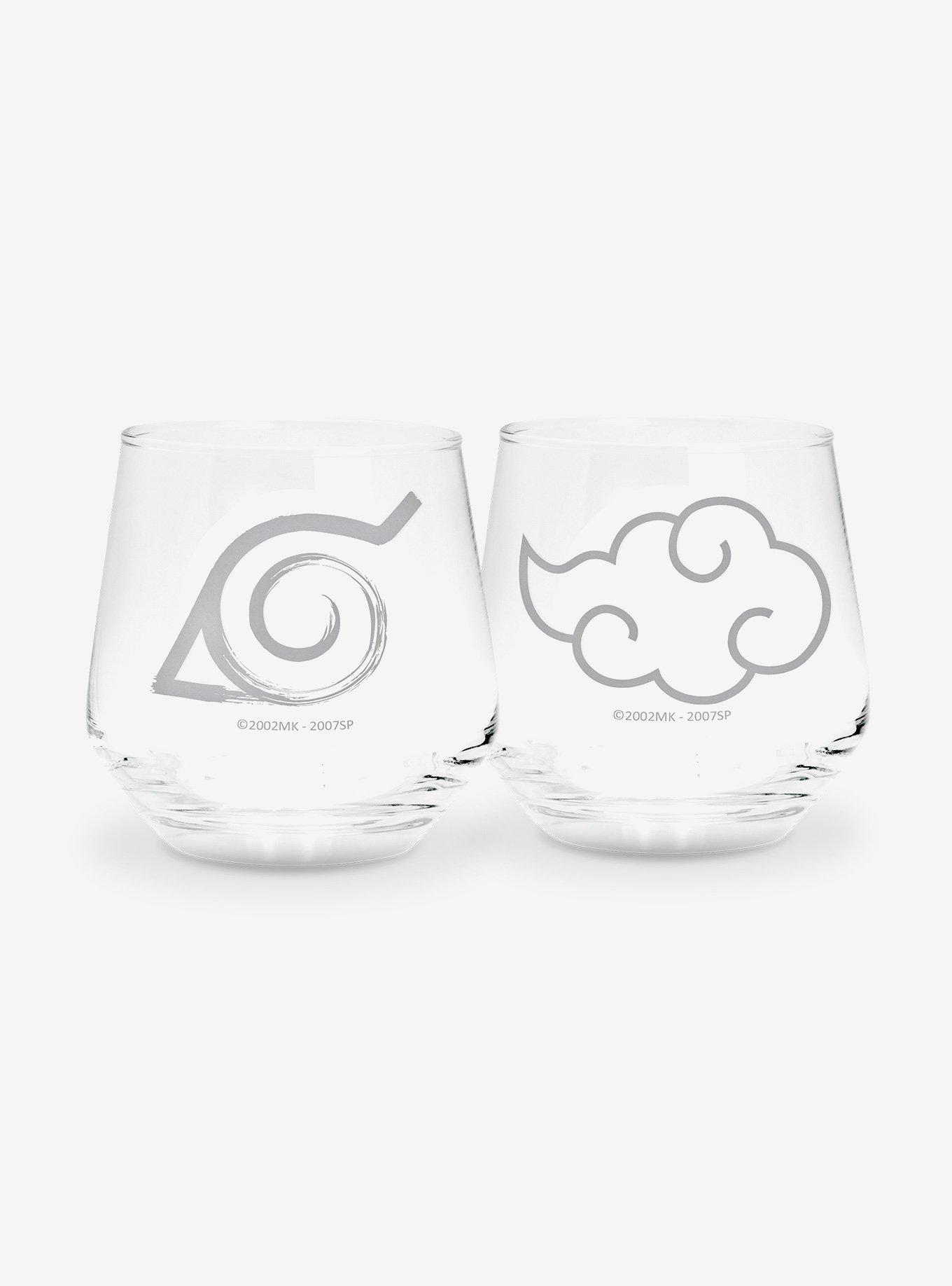 Naruto Shippuden Konoha & Akatsuki Glass Set, , hi-res