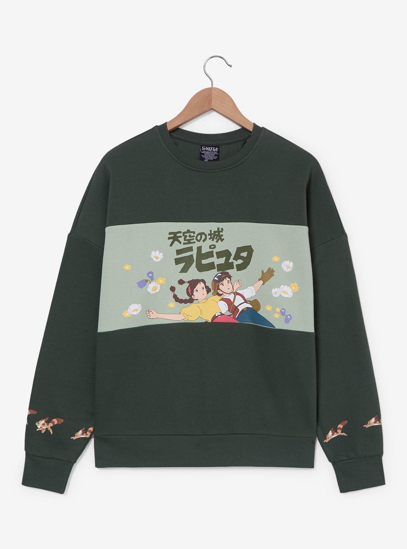 Studio Ghibli&reg; Castle in the Sky Color Block Crewneck &mdash; BoxLunch Exclusive, , hi-res