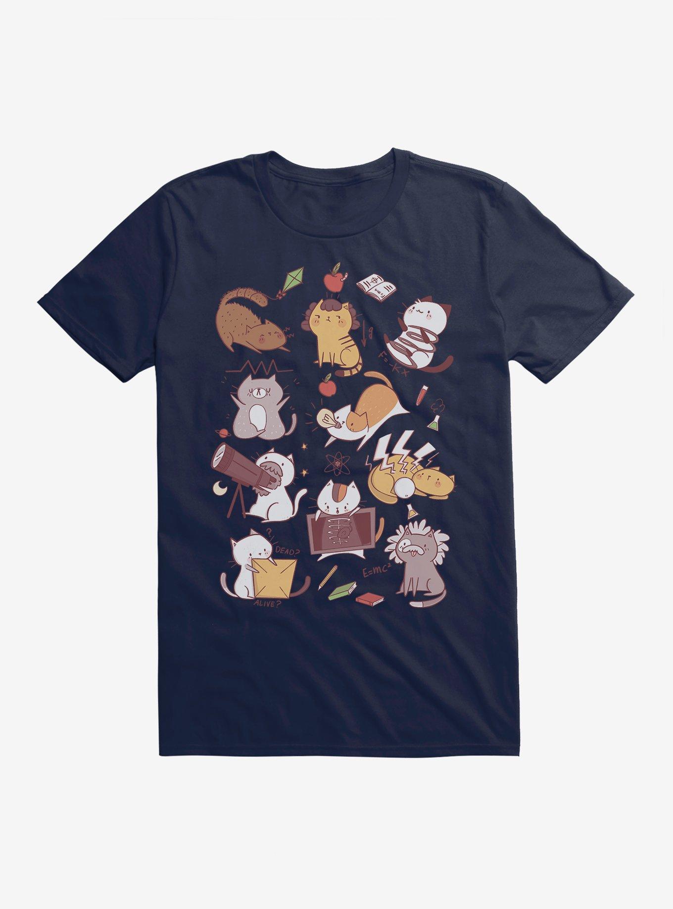Science Kittens Extra Soft T-Shirt, MIDNIGHT NAVY, hi-res