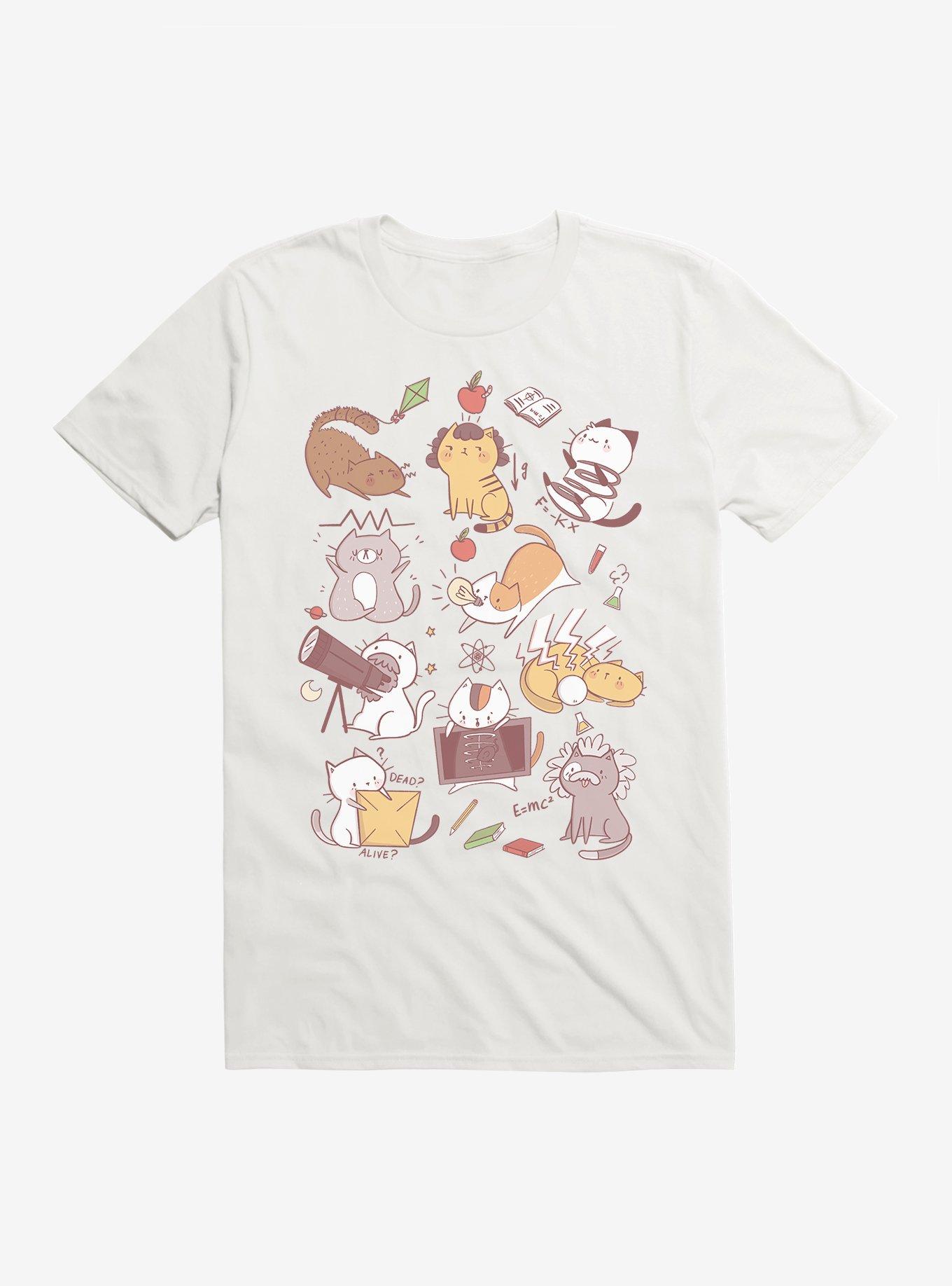 Science Kittens Extra Soft T-Shirt, WHITE, hi-res