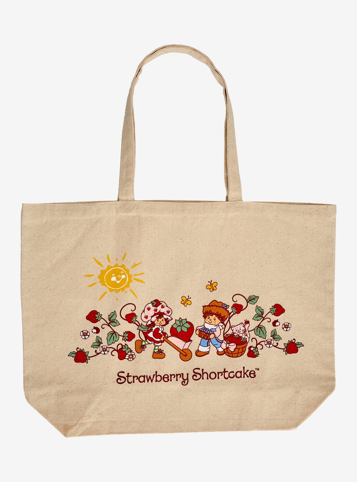 Strawberry Shortcake Scene Canvas Tote Bag - BoxLunch Exclusive, , hi-res