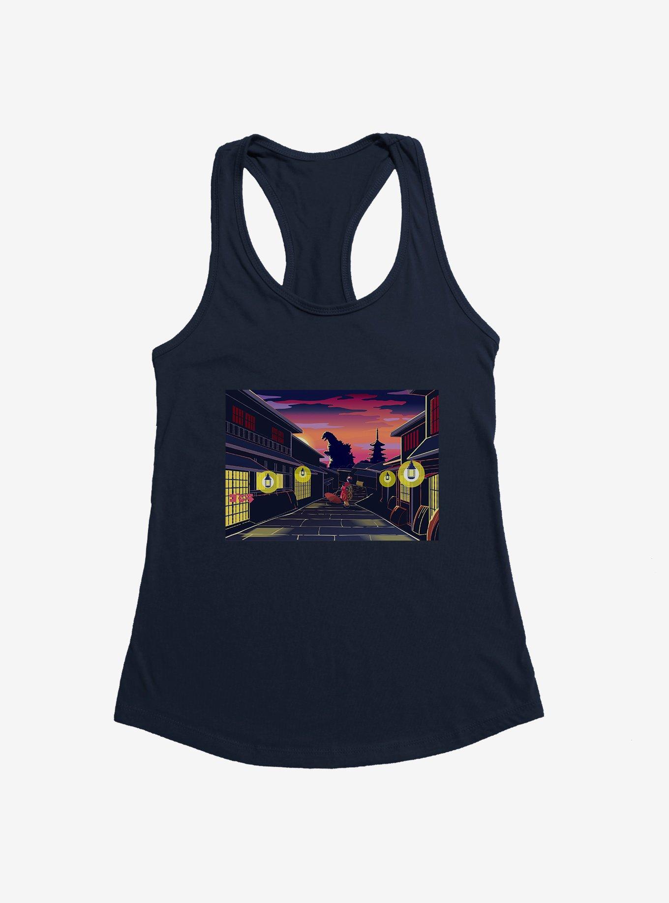 Godzilla Kabuki Sunset Girls Tank, , hi-res