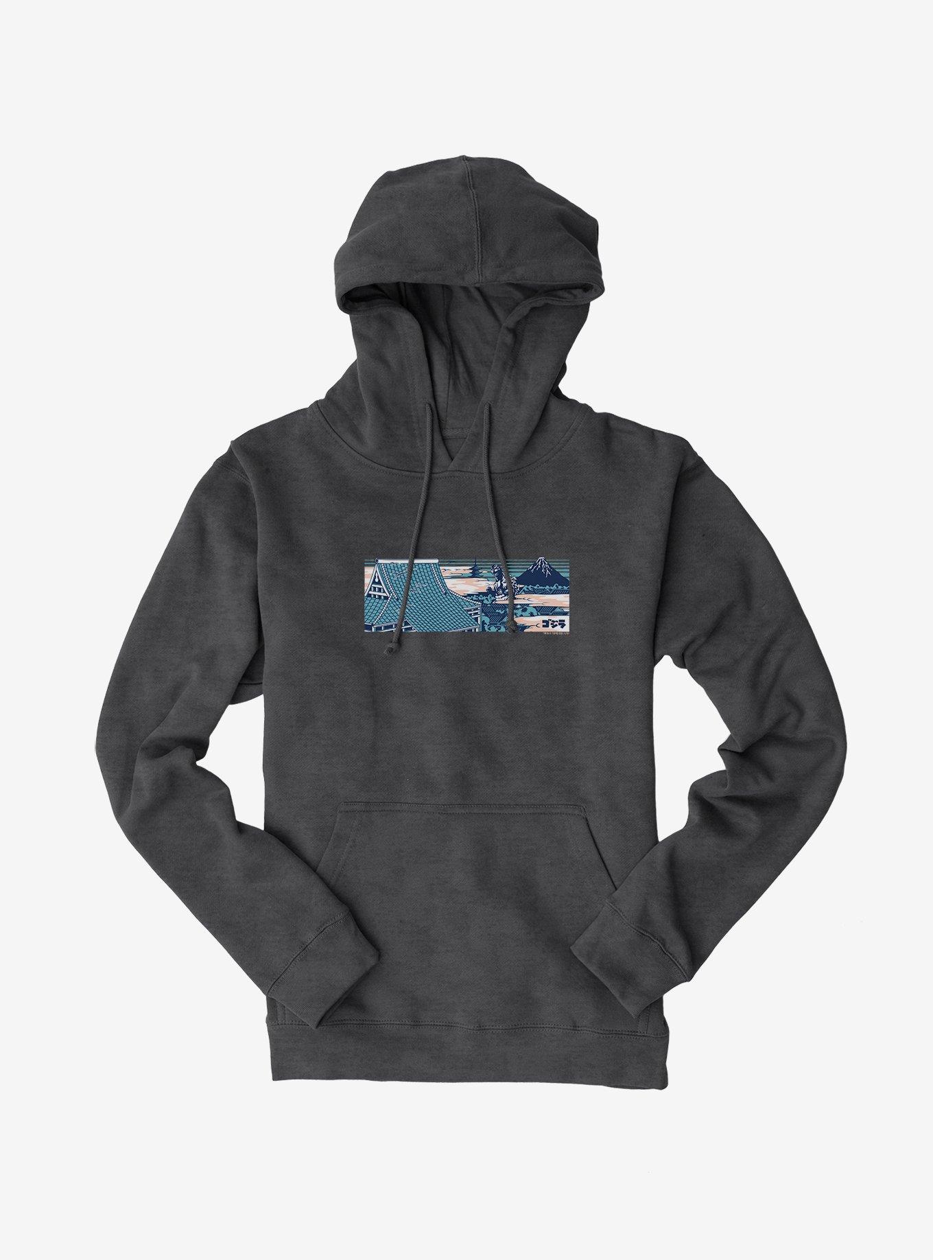 Godzilla Village Protector Hoodie, CHARCOAL, hi-res