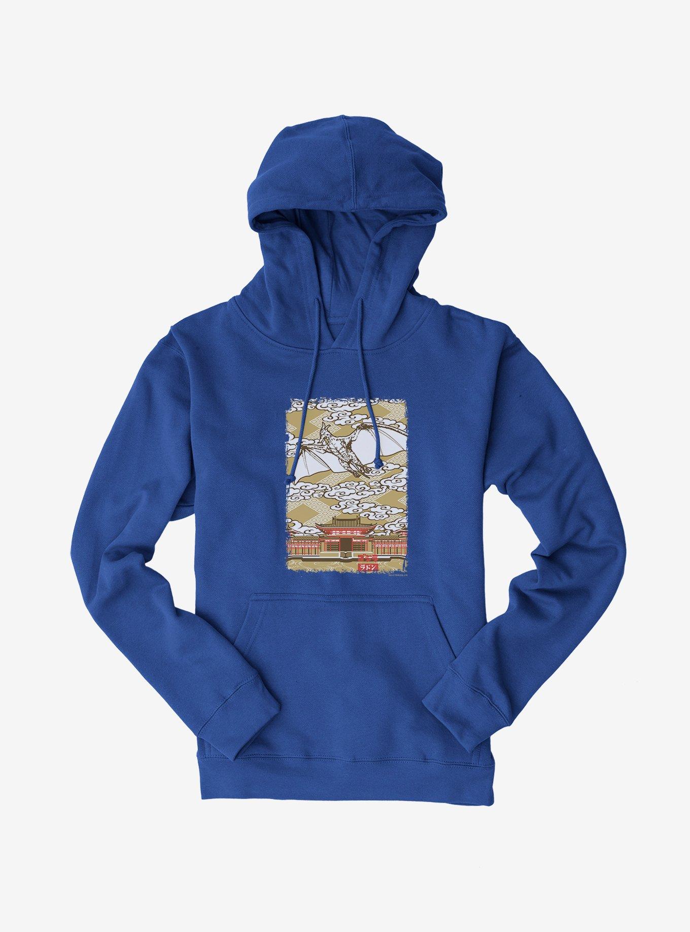 Godzilla Rodan Poster Hoodie