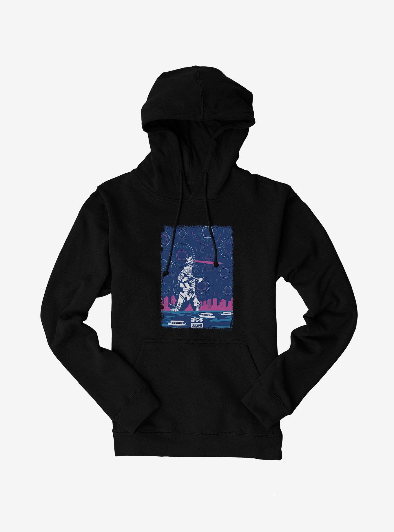 Godzilla Mechagodzilla Hoodie, BLACK, hi-res