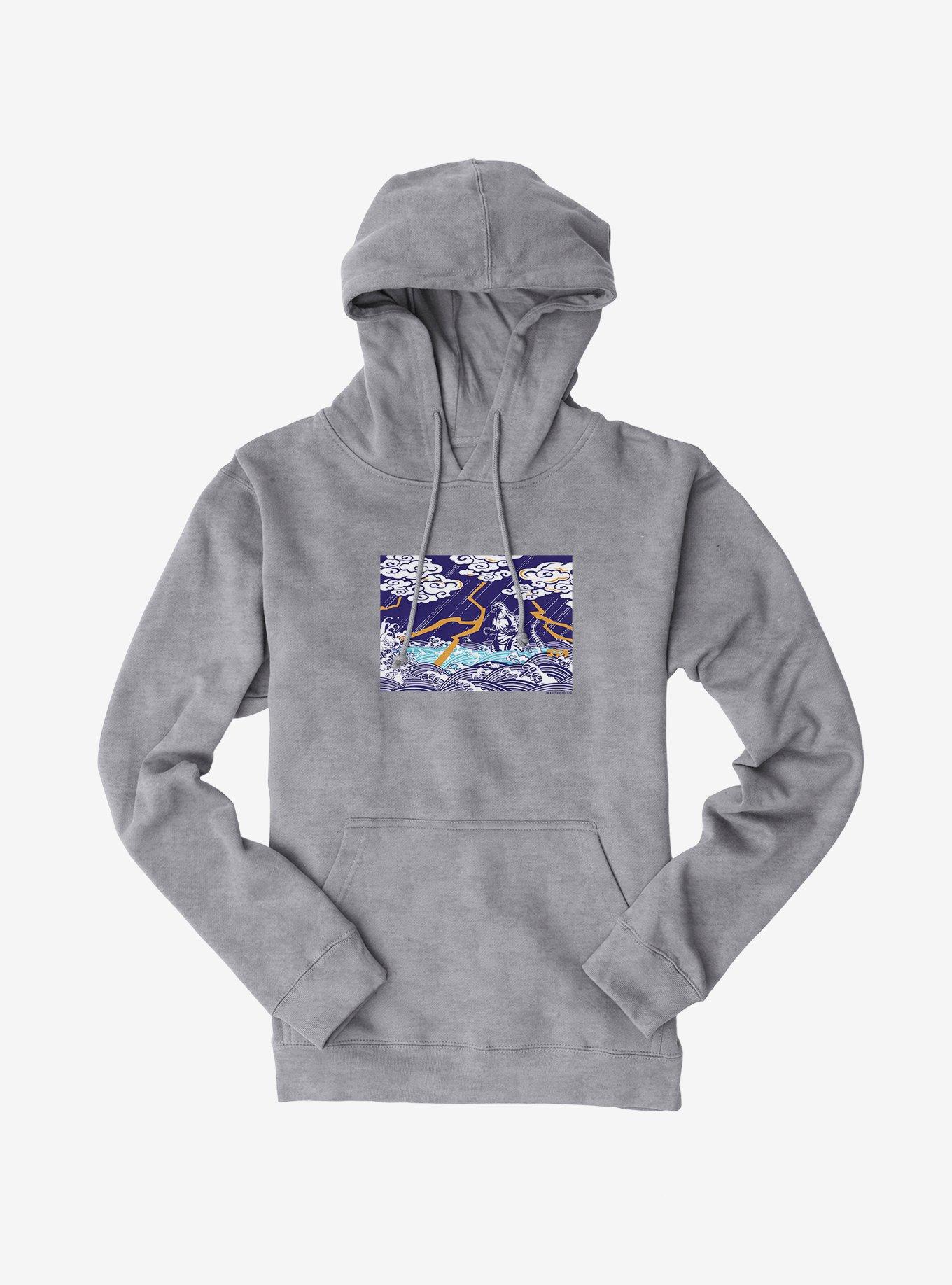 Godzilla Thunder And Lightning Hoodie, , hi-res