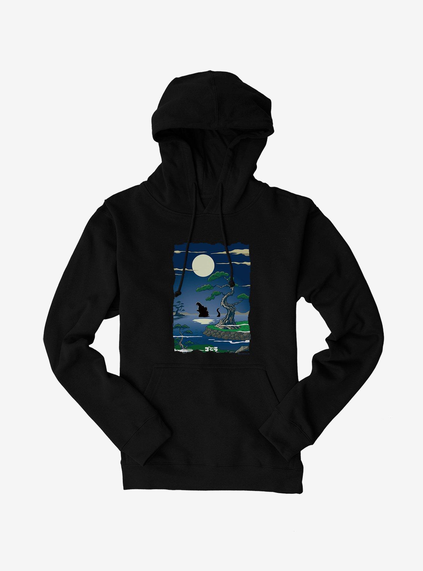 Godzilla Full Moon Descent Hoodie, , hi-res