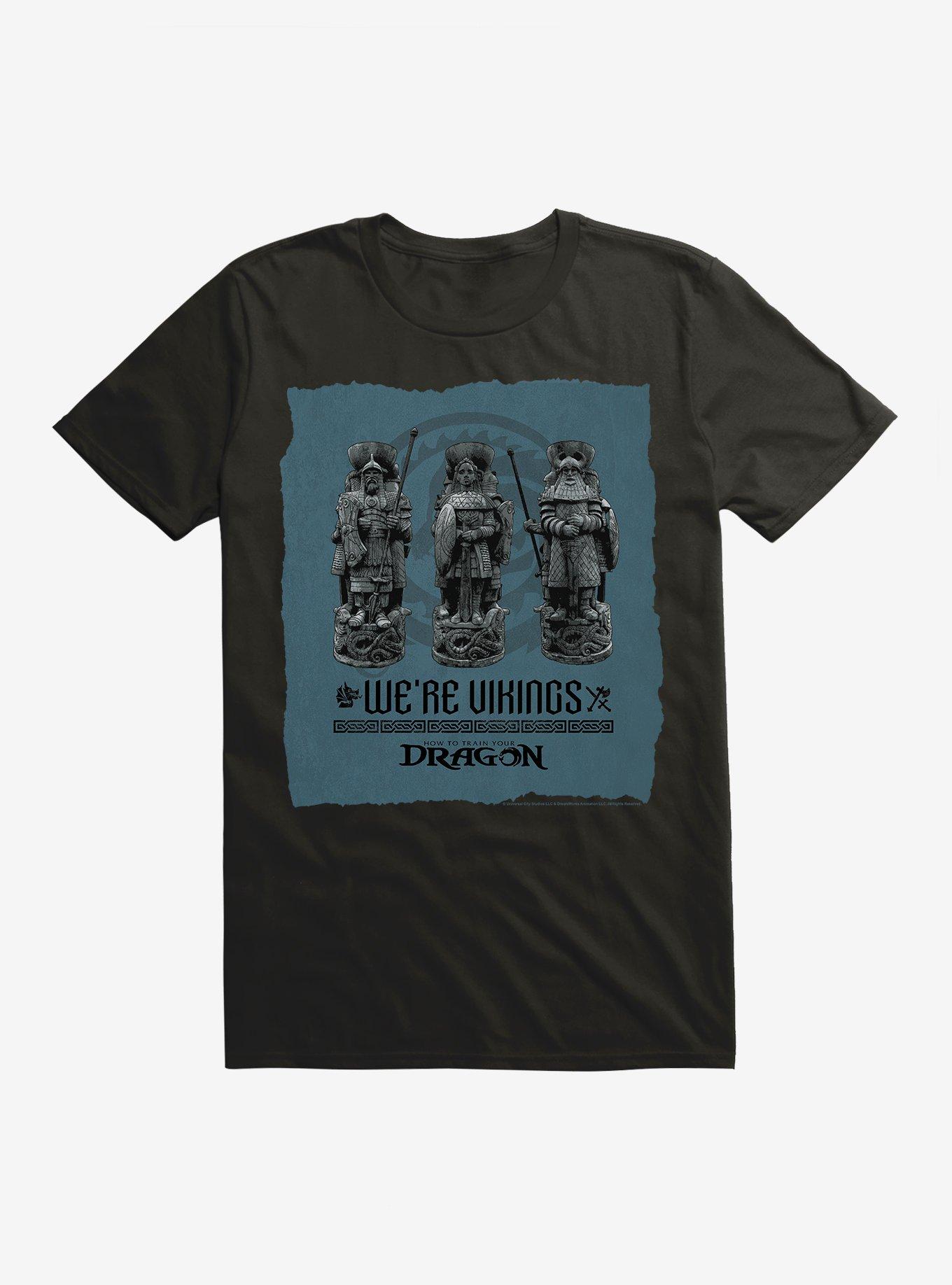 How To Train Your Dragon We Are Vikings T-Shirt, BLACK, hi-res