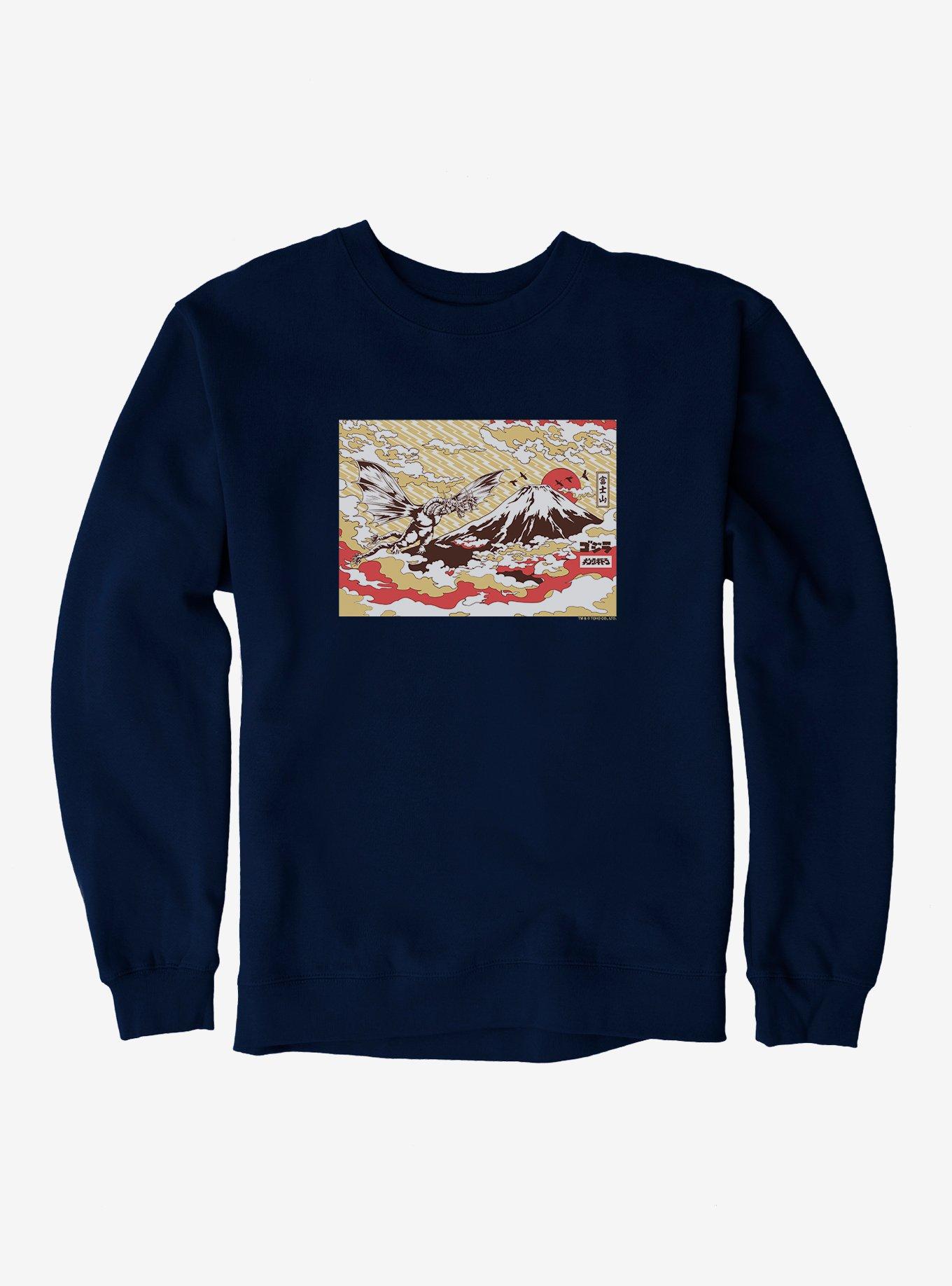 Godzilla King Ghidorah Over Japan Sweatshirt