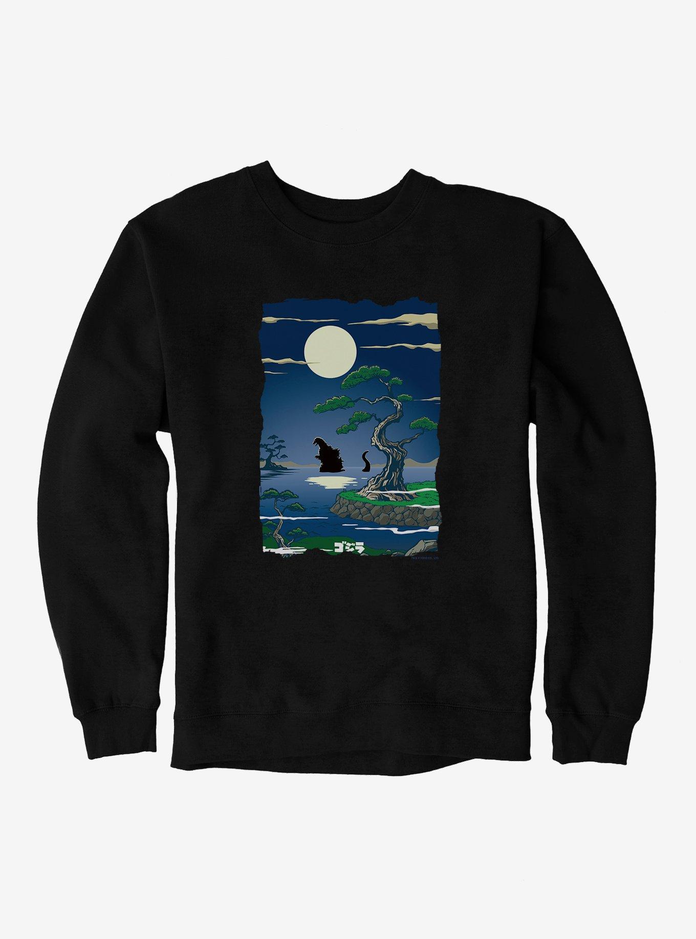 Godzilla Full Moon Descent Sweatshirt, , hi-res