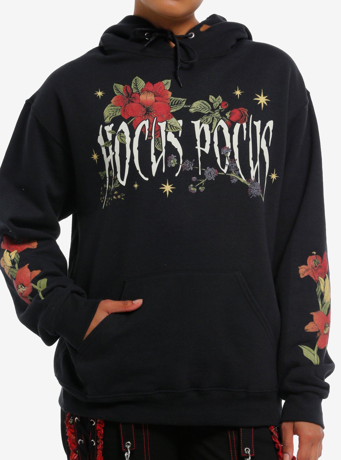 Hocus Pocus Floral Girls Hoodie, , hi-res