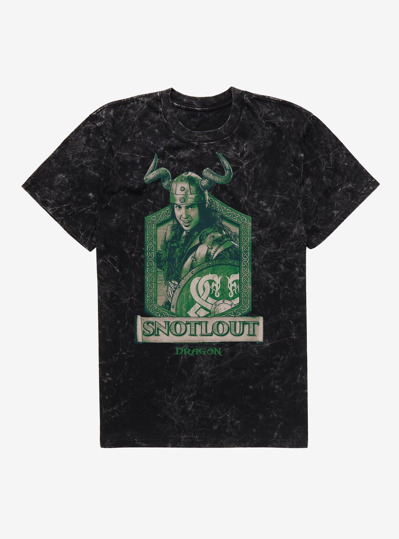 How To Train Your Dragon Snotlout Mineral Wash T-Shirt, BLACK MINERAL WASH, hi-res