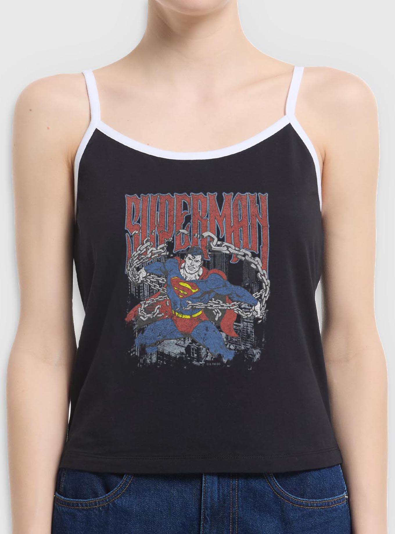 DC Comics Superman Unchained Girls Cami Tank BoxLunch Exclusive, , hi-res