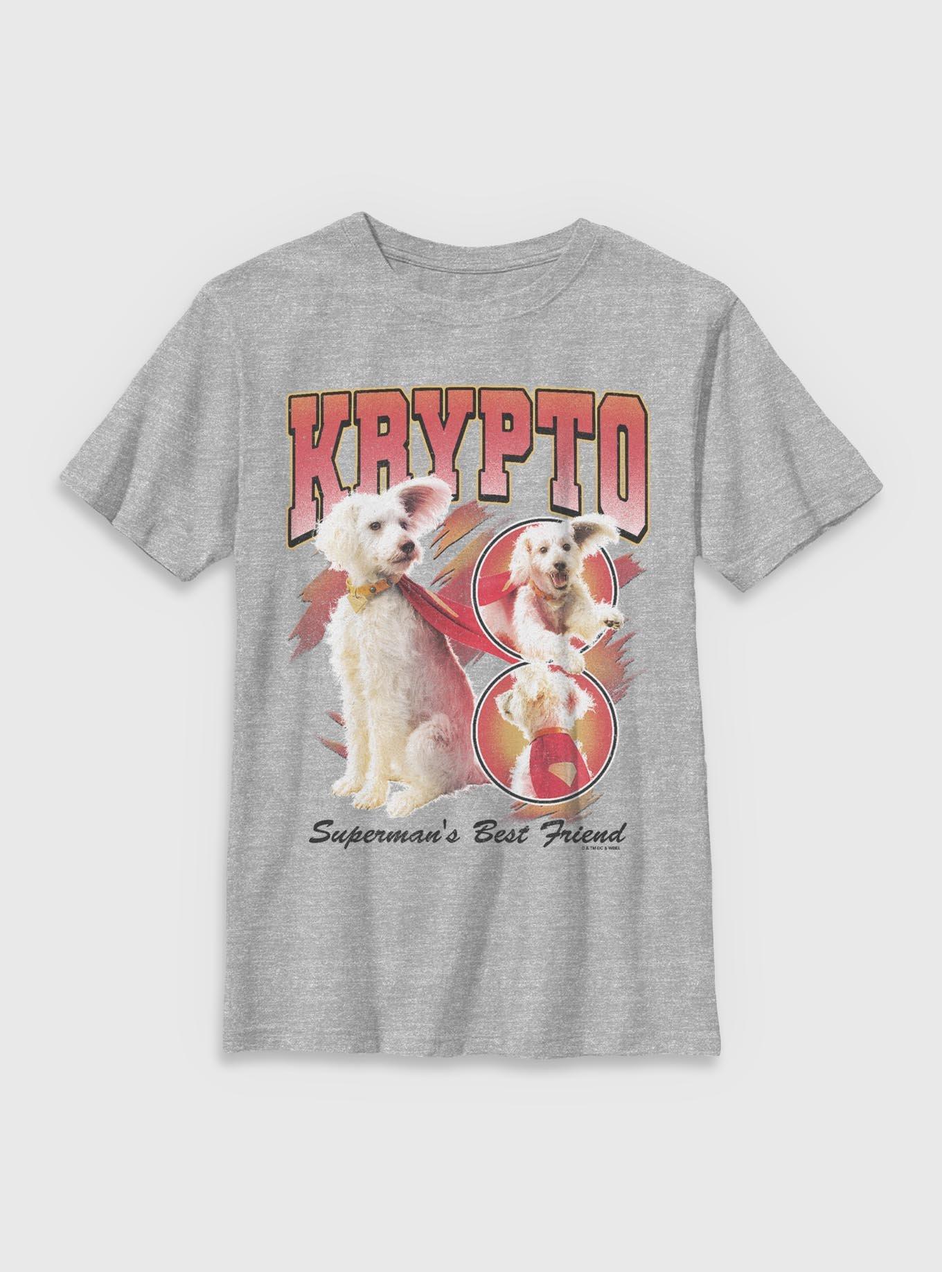DC Comics Superman Krypto Superman's Best Friend Youth T-Shirt BoxLunch Exclusive, , hi-res