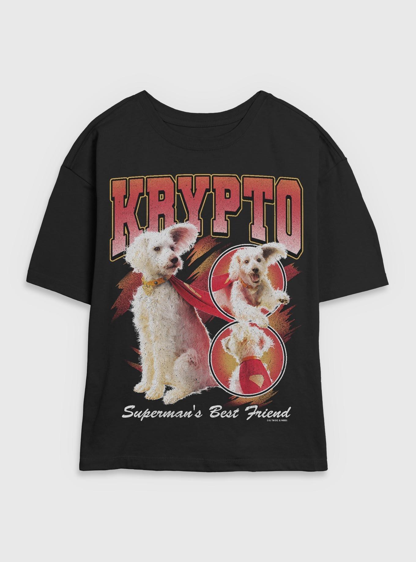 DC Comics Superman Krypto Superman's Best Friend Girls Skimmer T-Shirt BoxLunch Exclusive, , hi-res