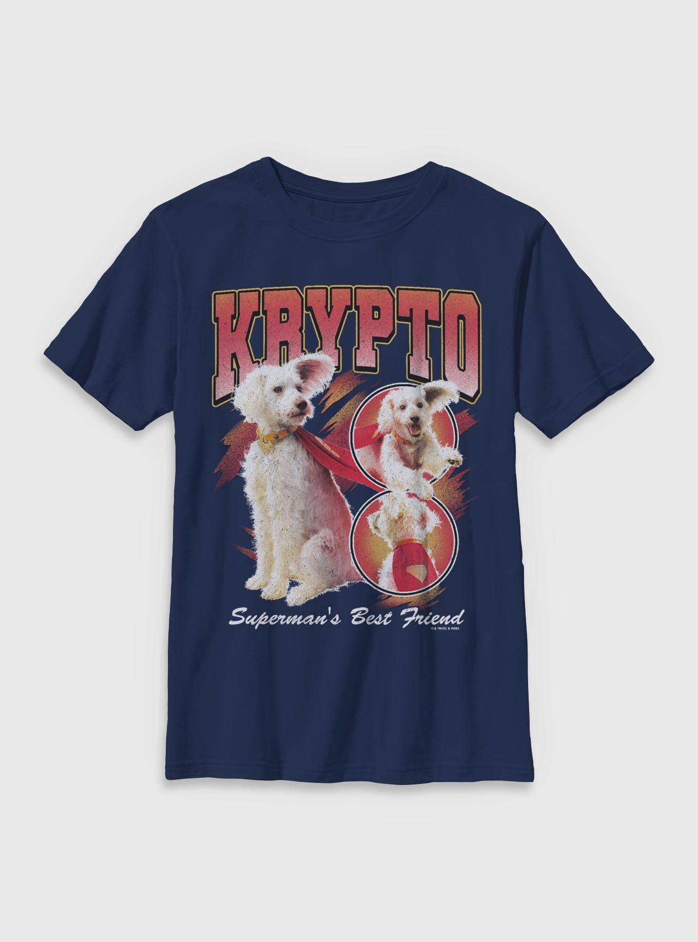 DC Comics Superman Krypto Superman's Best Friend Youth T-Shirt BoxLunch Exclusive, , hi-res