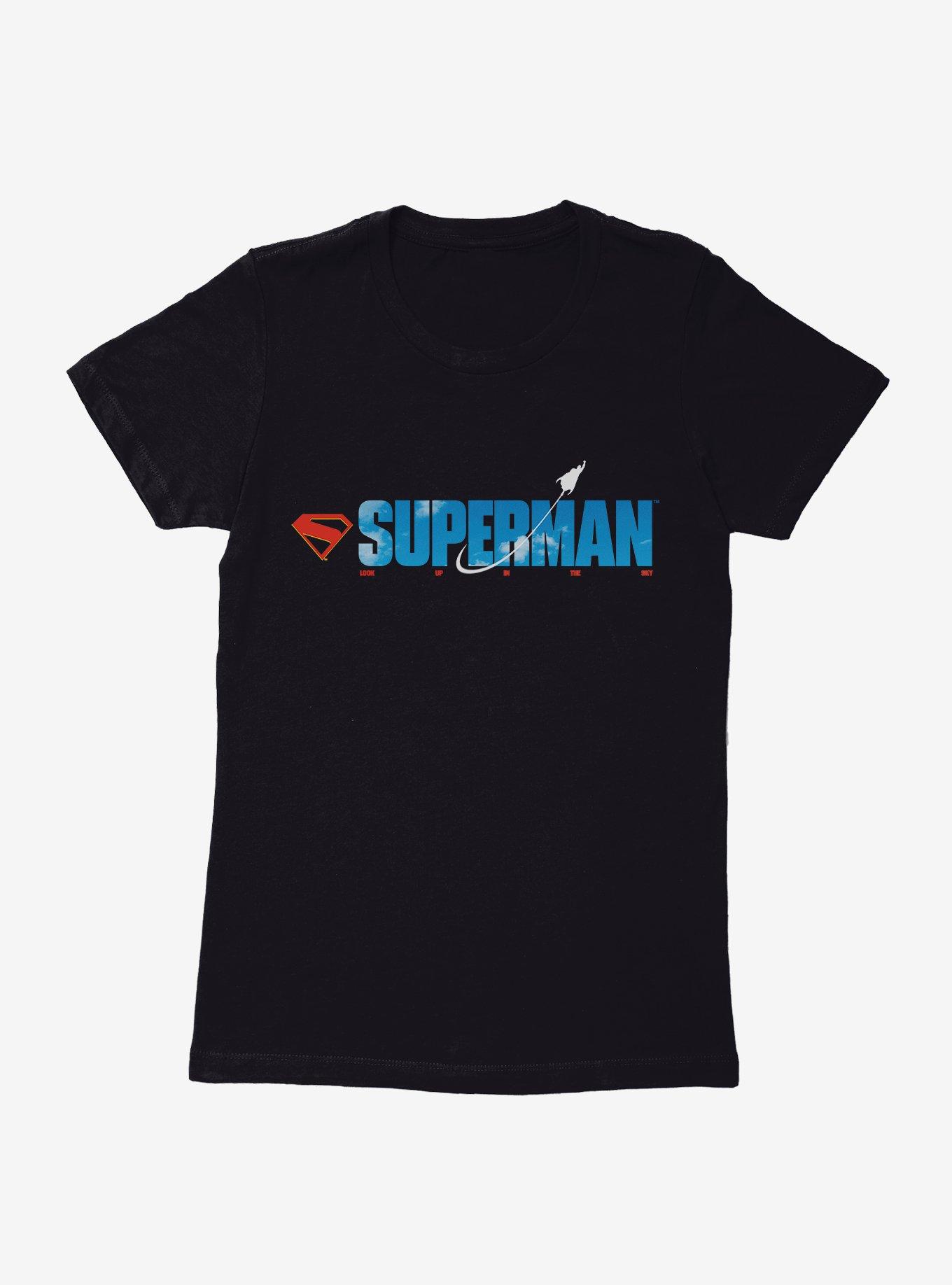 Superman Look Up In The Sky Womens T-Shirt, , hi-res